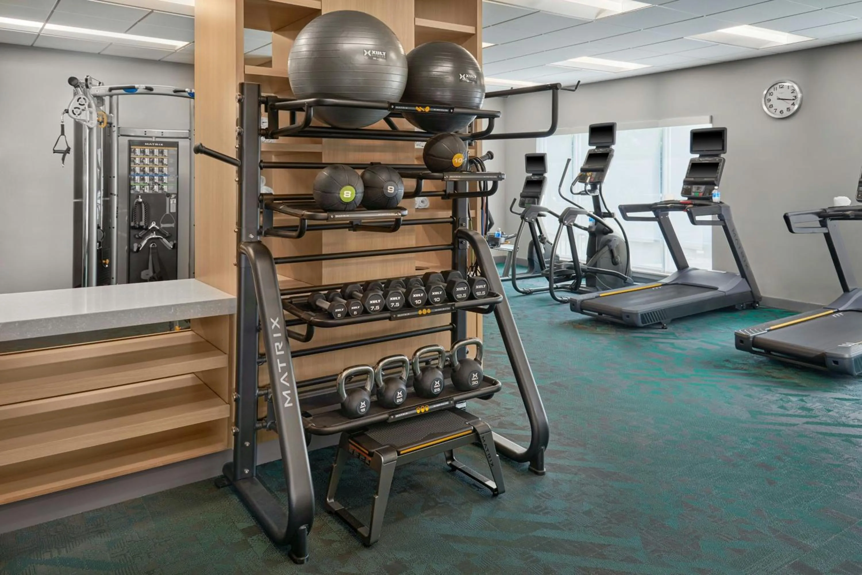 Fitness centre/facilities in TownePlace Suites by Marriott Calhoun