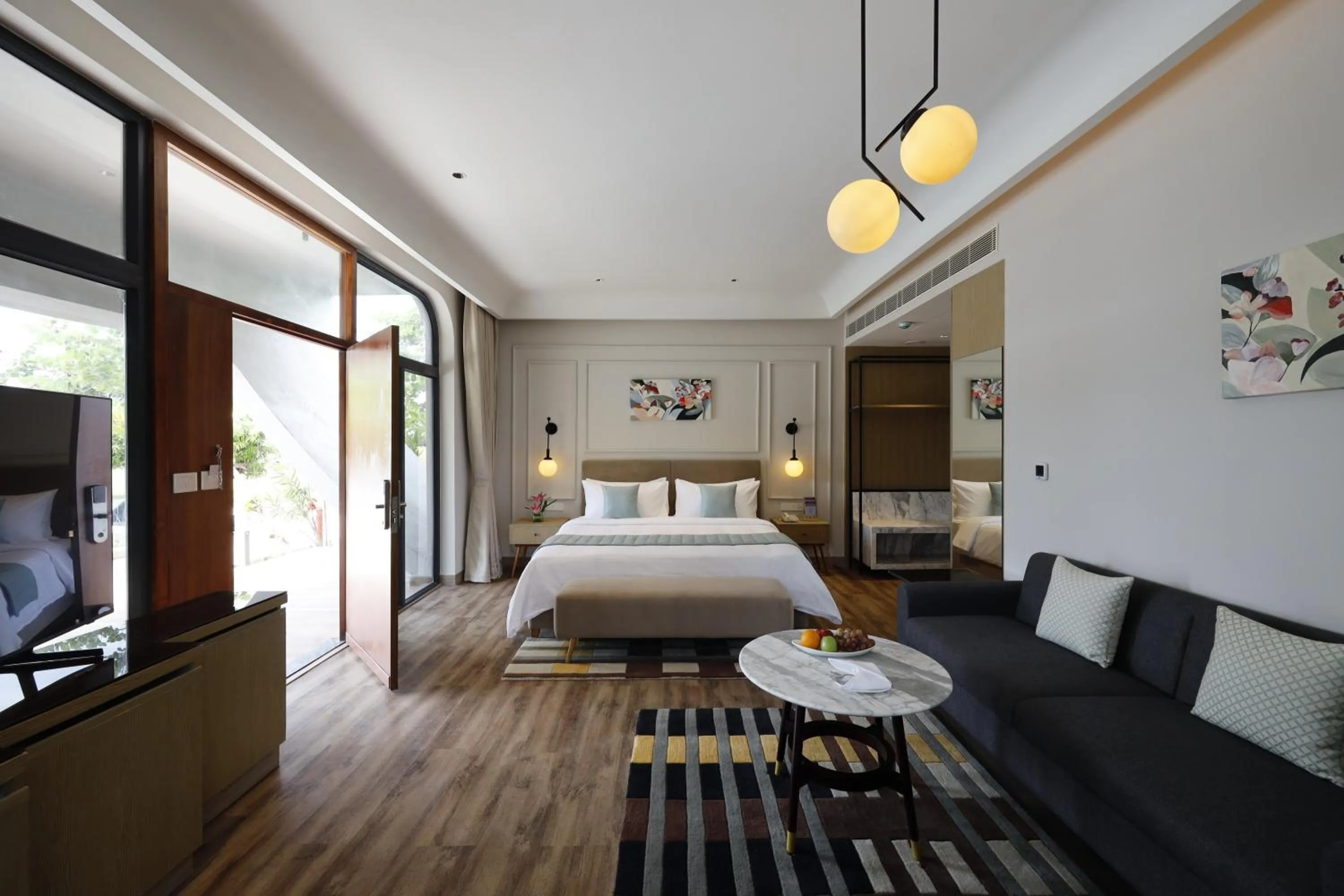 Bedroom, Bed in Fortune Beach Resort ECR, Chennai - Member ITC Hotels' Group