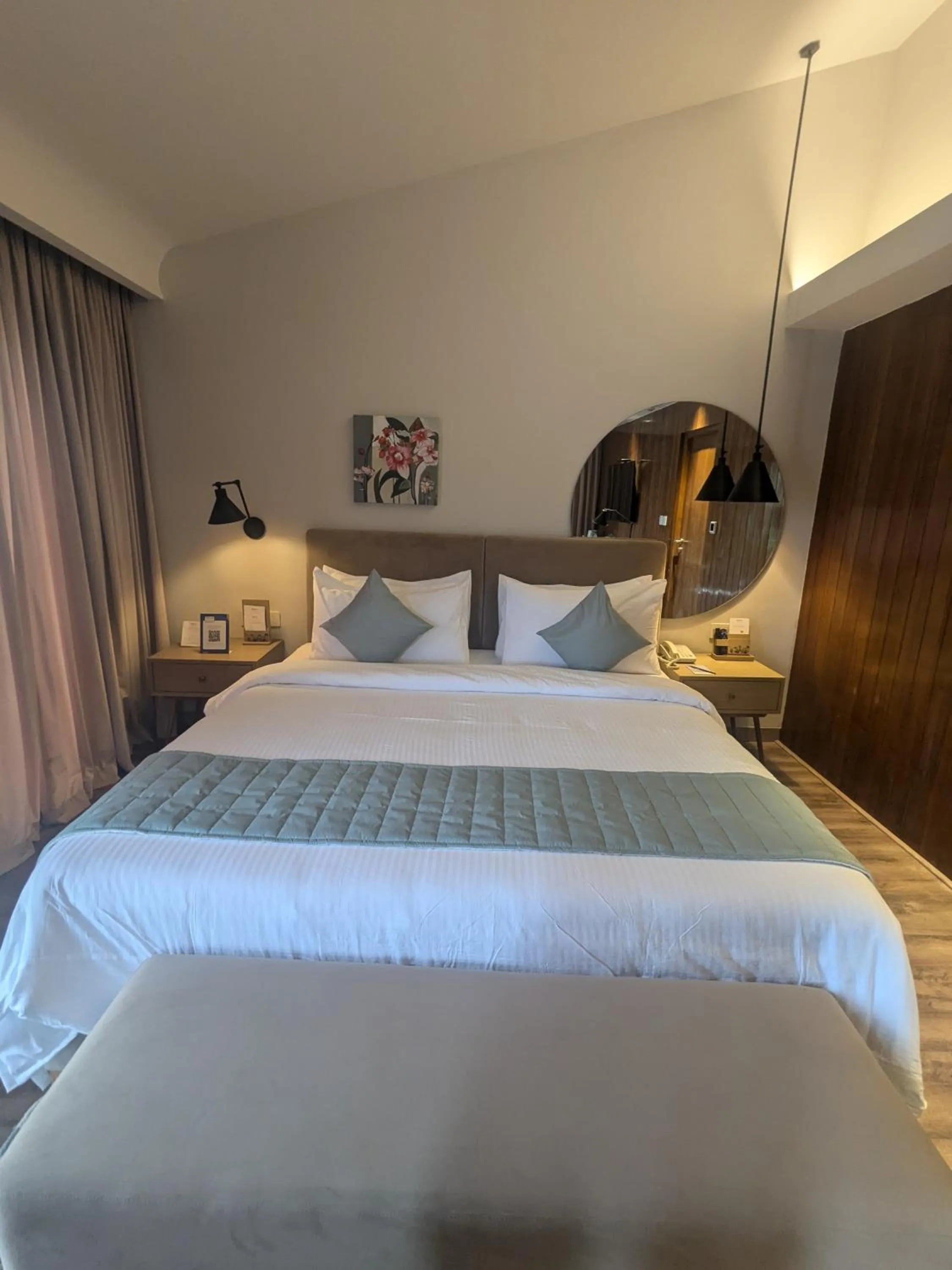 Bedroom, Bed in Fortune Beach Resort ECR, Chennai - Member ITC Hotels' Group