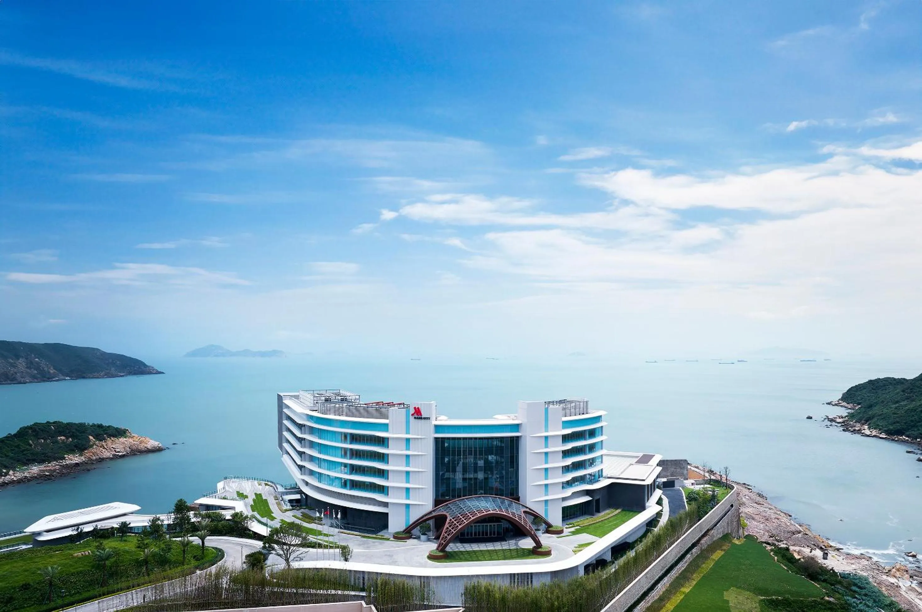 Property building in Zhuhai Dong'ao Island Marriott Resort and Spa