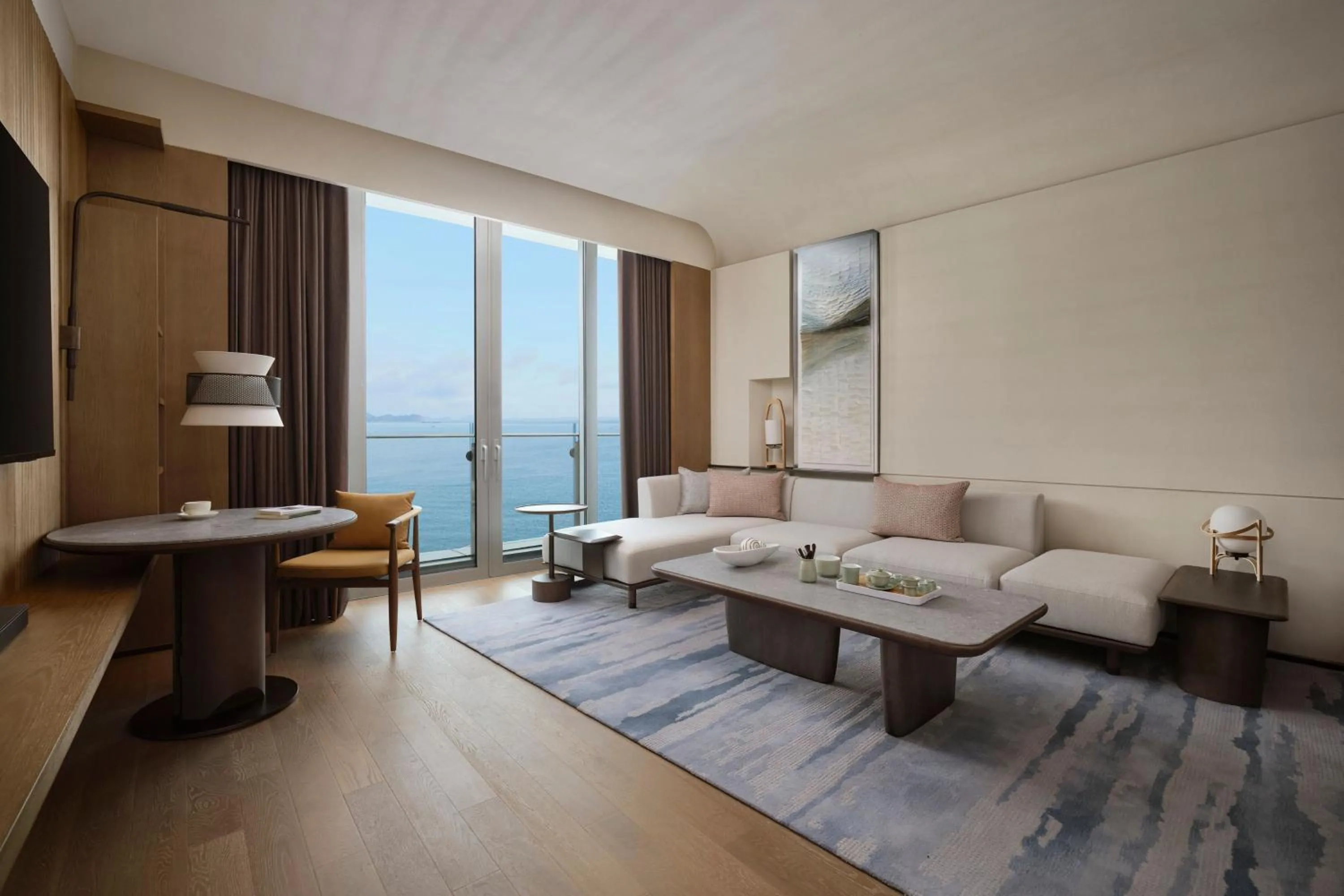 Living room in Zhuhai Dong'ao Island Marriott Resort and Spa