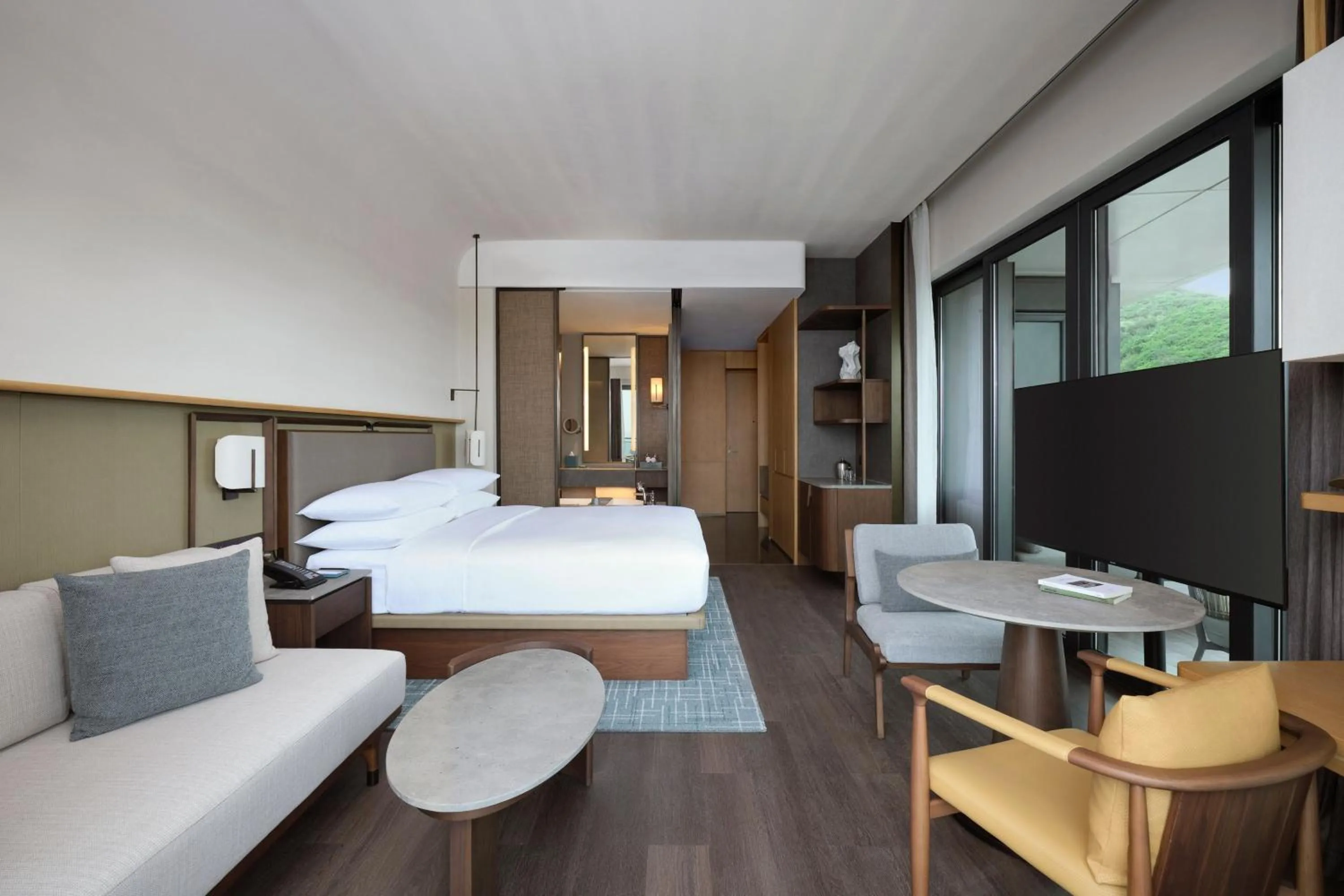 Bedroom, Bed in Zhuhai Dong'ao Island Marriott Resort and Spa