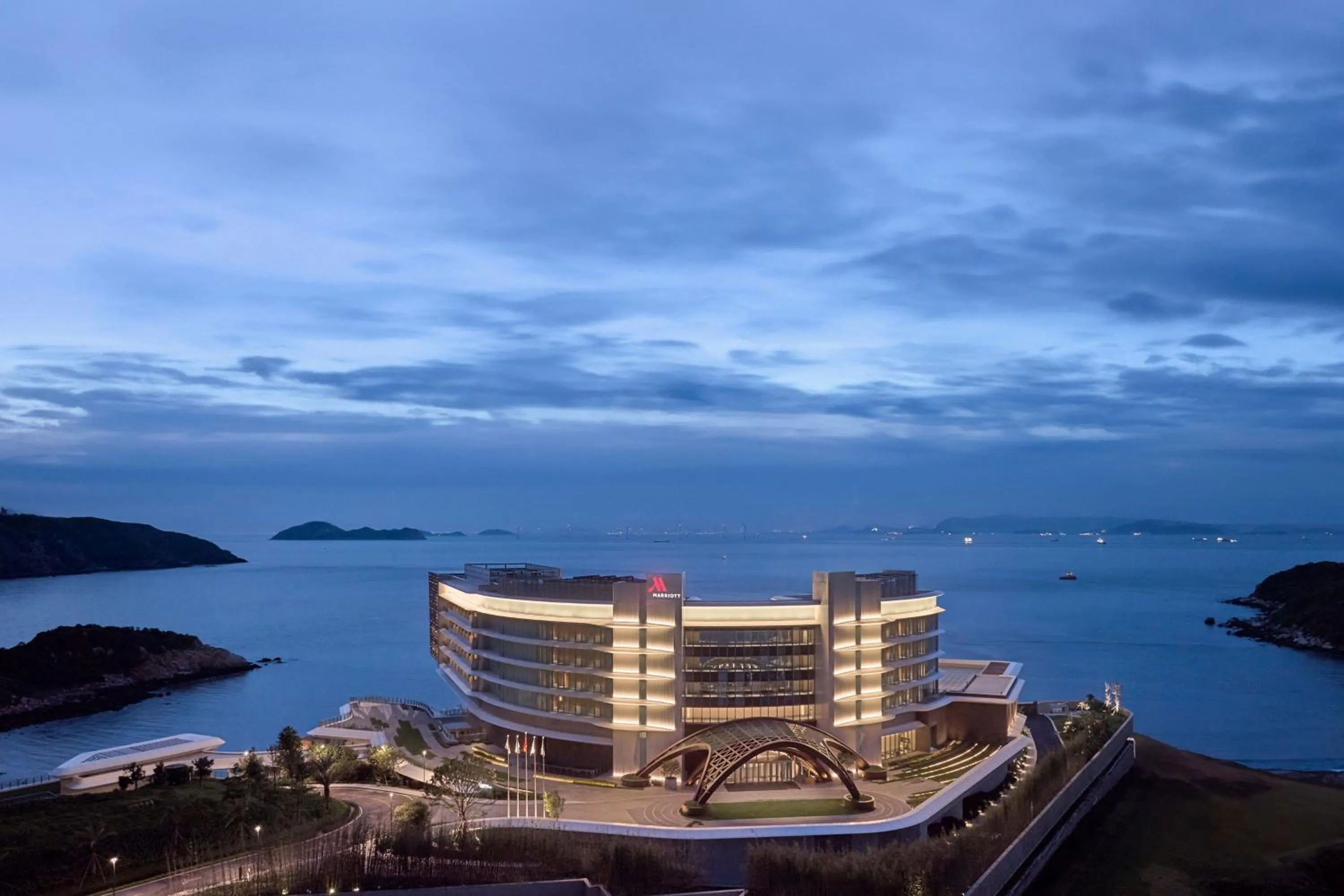 Property building in Zhuhai Dong'ao Island Marriott Resort and Spa