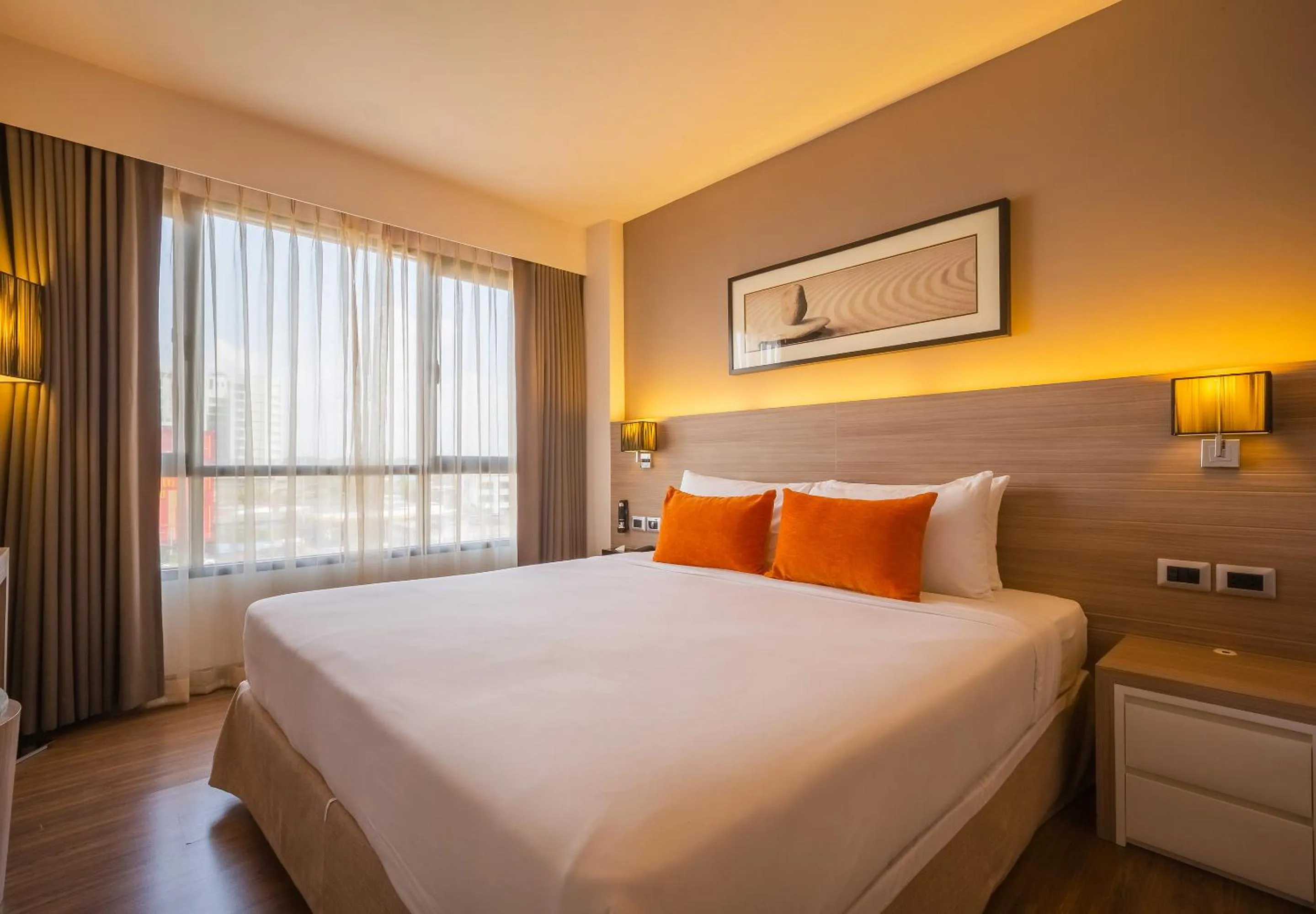 Bed in Citadines Grand Central Sri Racha