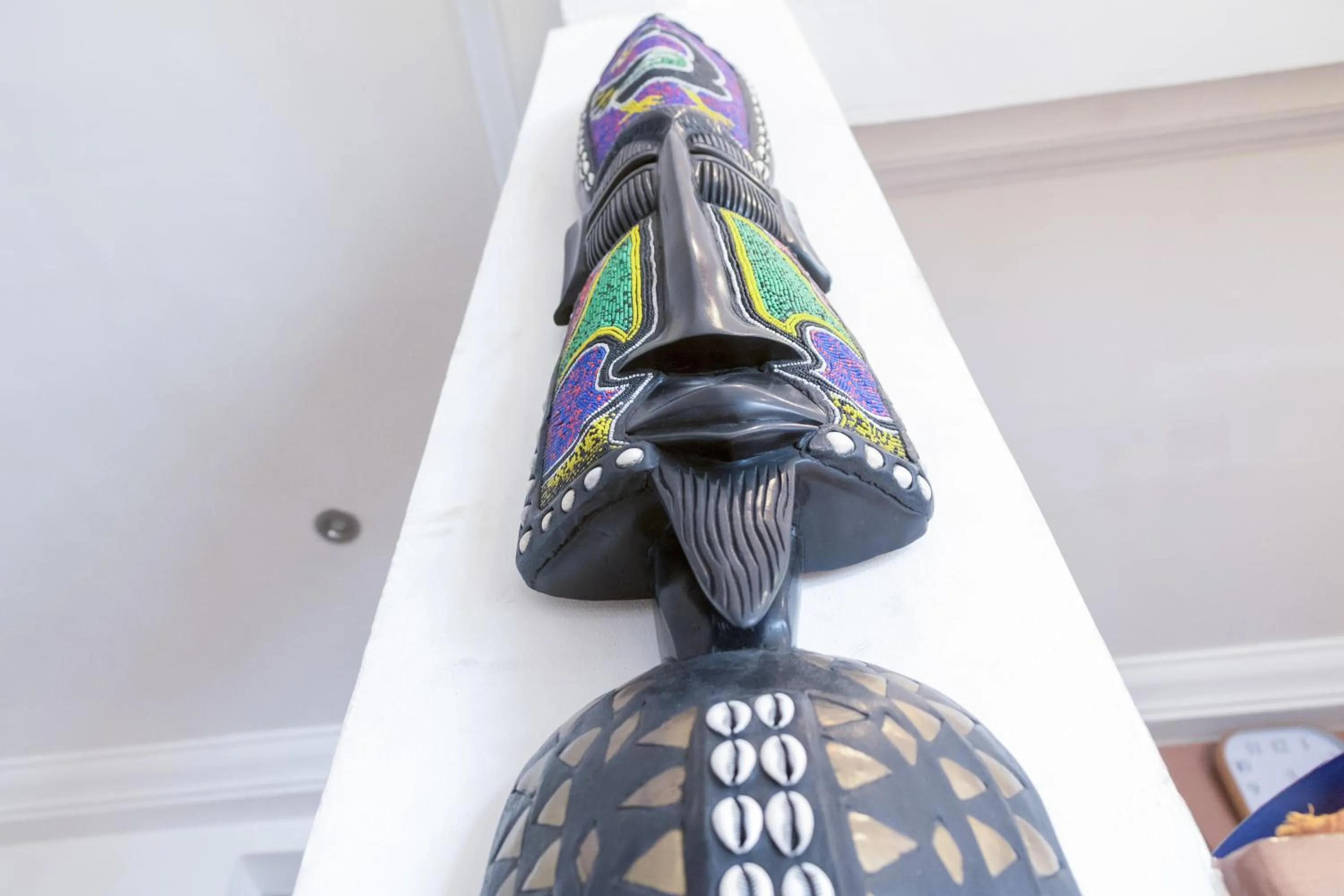 Decorative detail in Asantewaa Premier Hotel