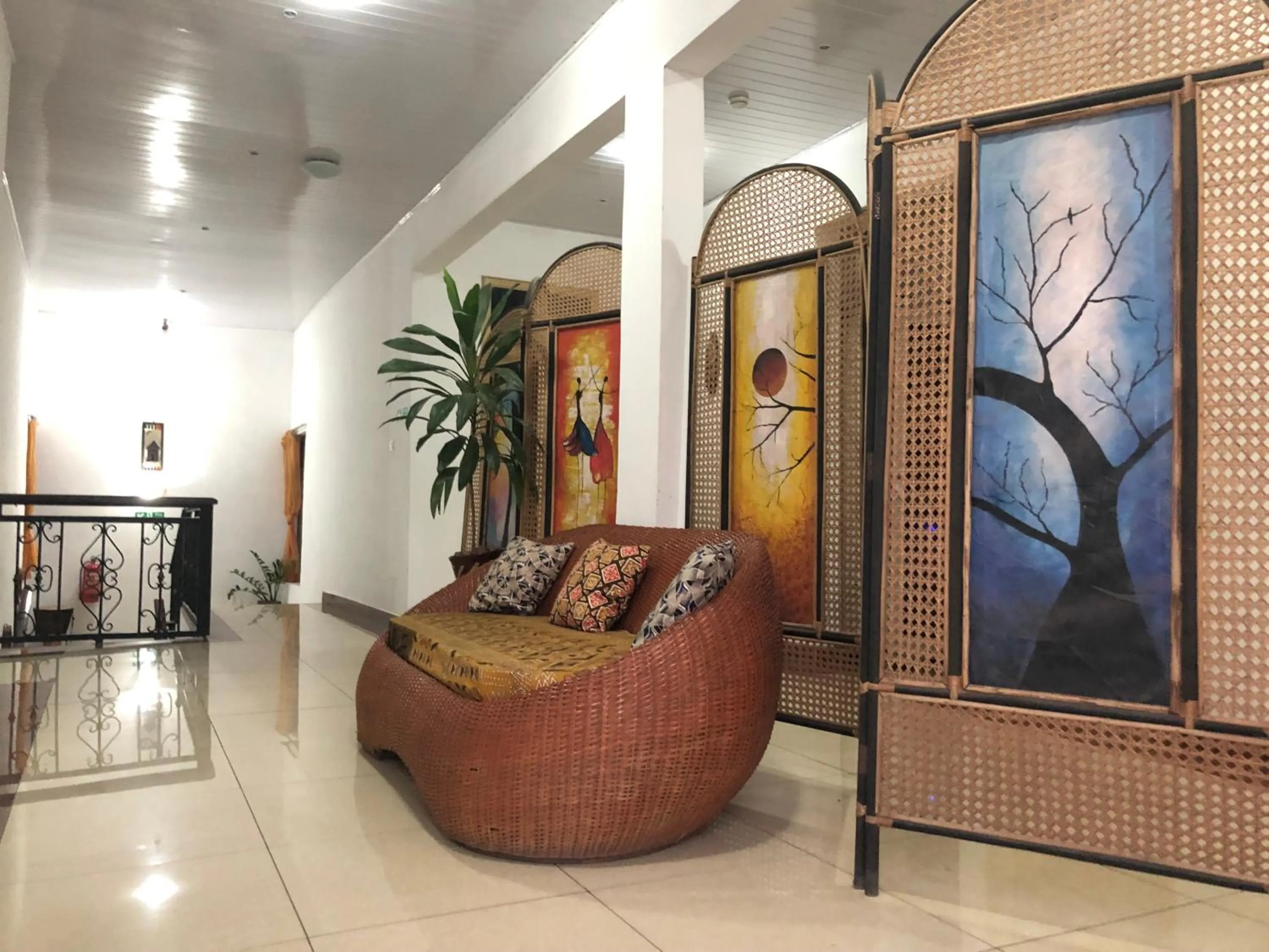 Communal lounge/ TV room in Asantewaa Premier Hotel