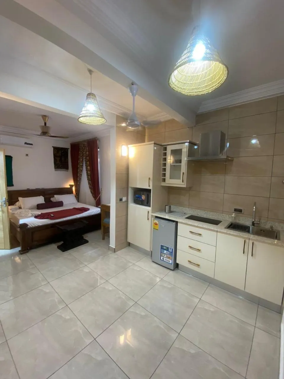 Kitchen or kitchenette in Asantewaa Premier Hotel