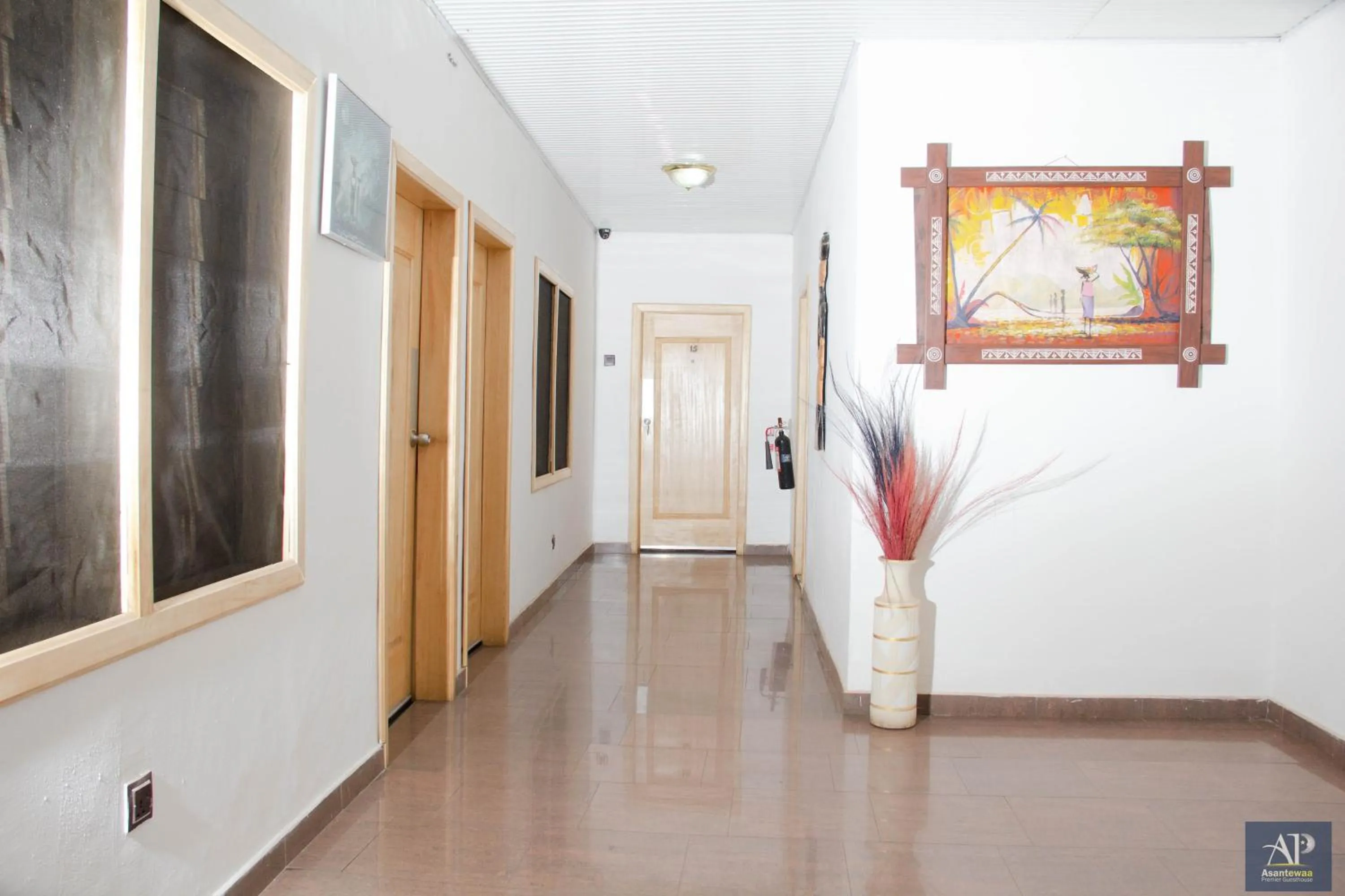 Decorative detail in Asantewaa Premier Hotel