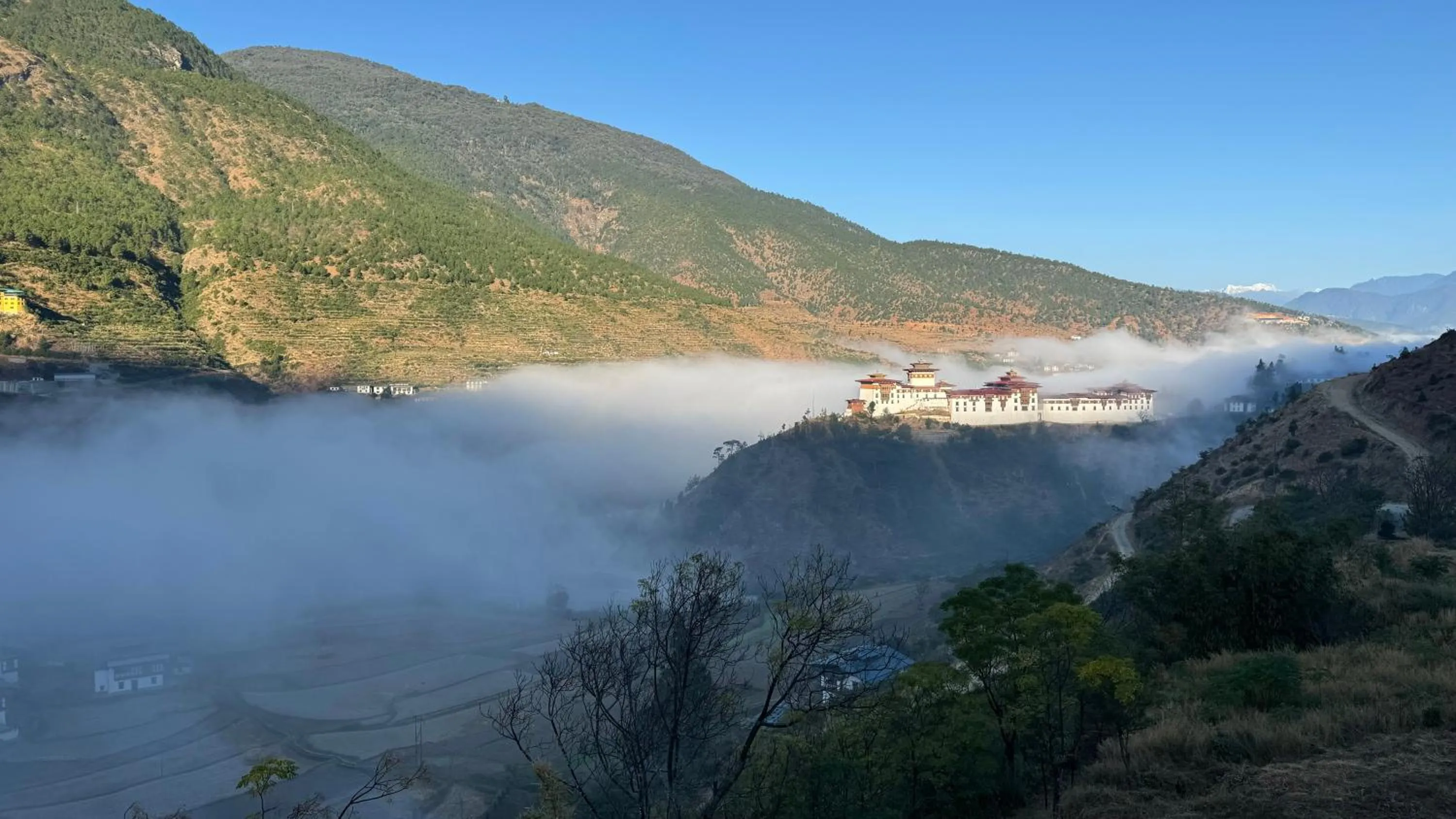 View (from property/room) in Wangdue Ecolodge