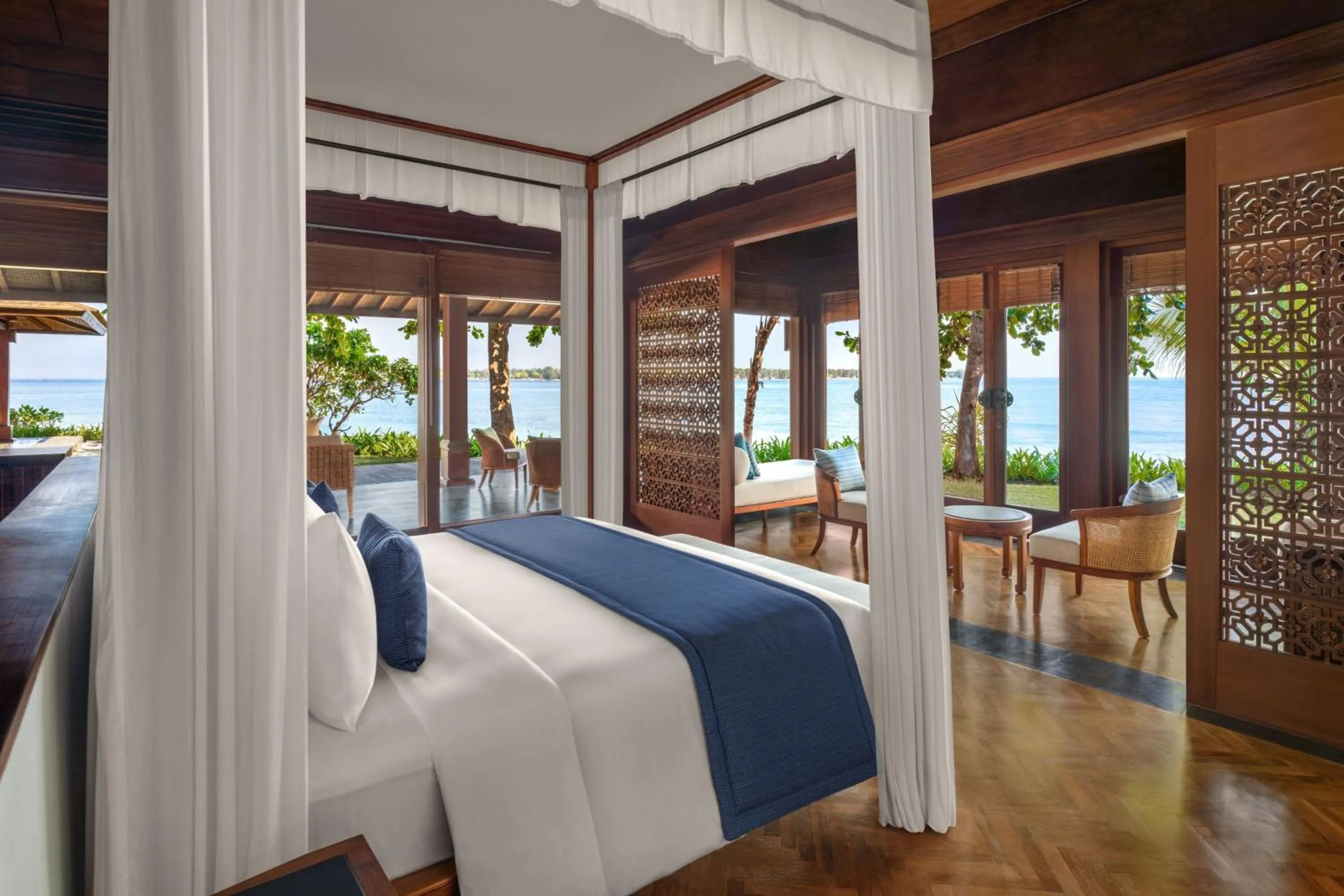 Beach, Bed in The Sira, a Luxury Collection Resort and Spa, Lombok