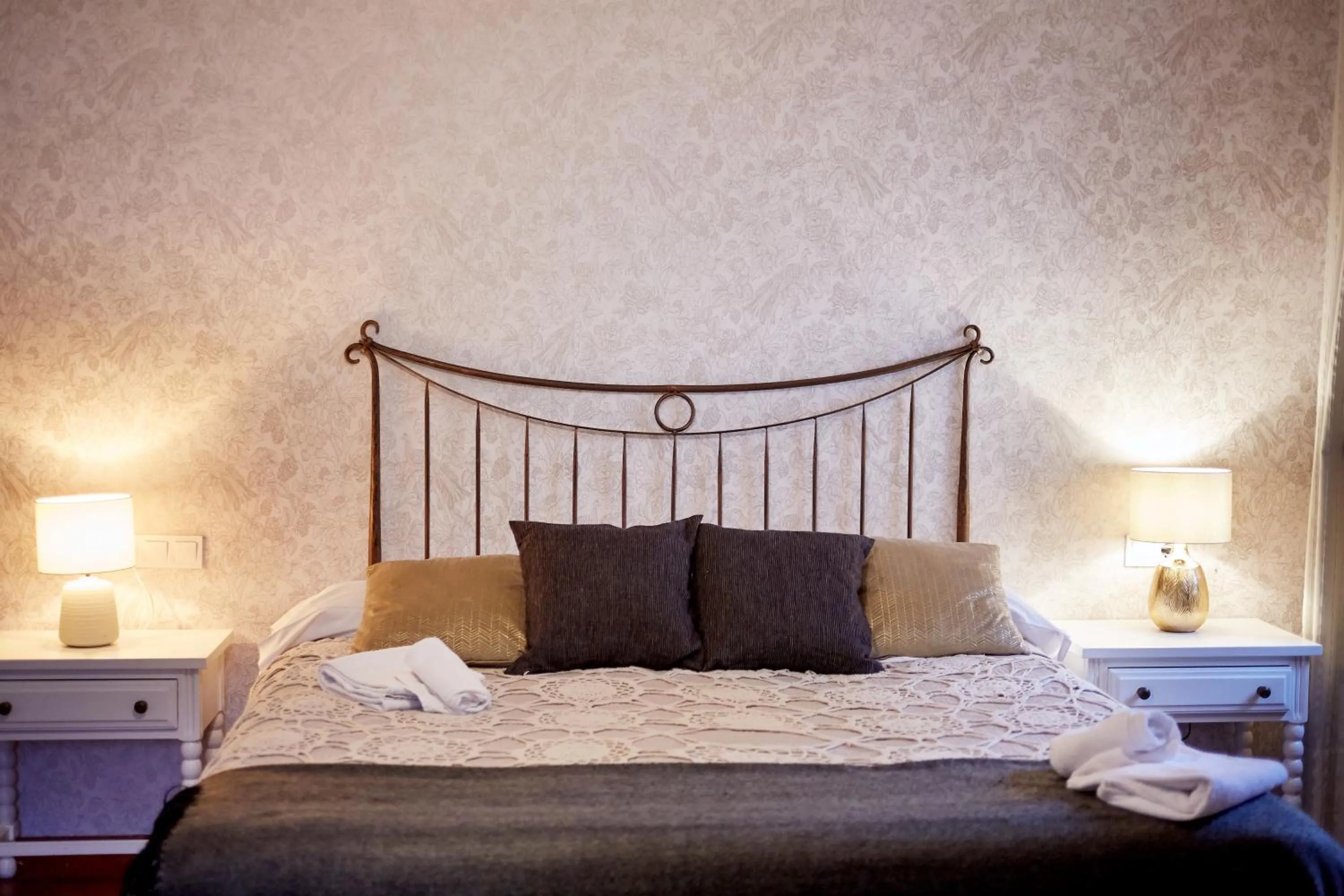 Bed in Hotel Convento San Roque