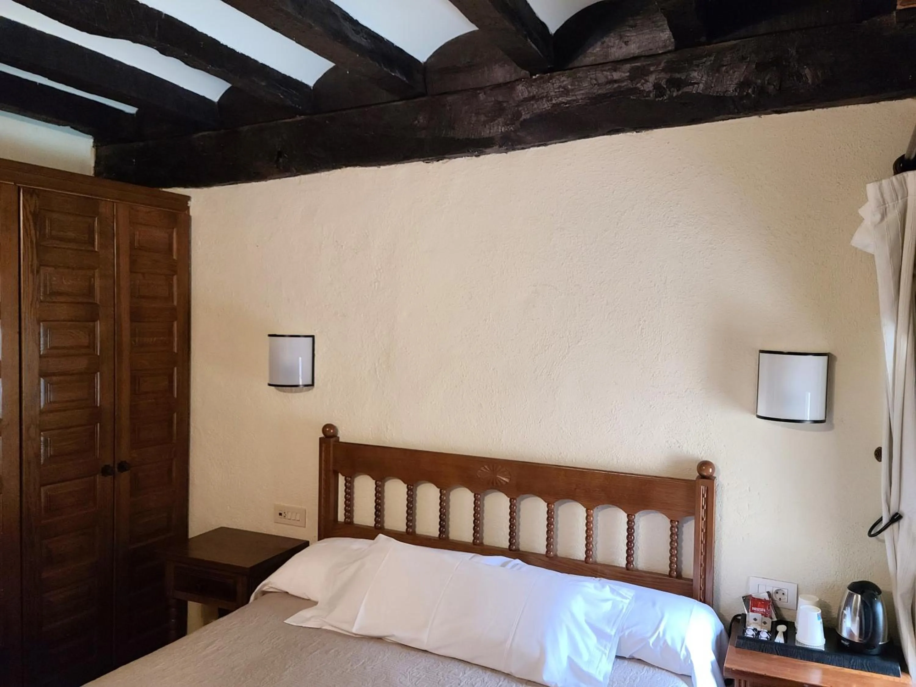 Bed in Hotel Convento San Roque