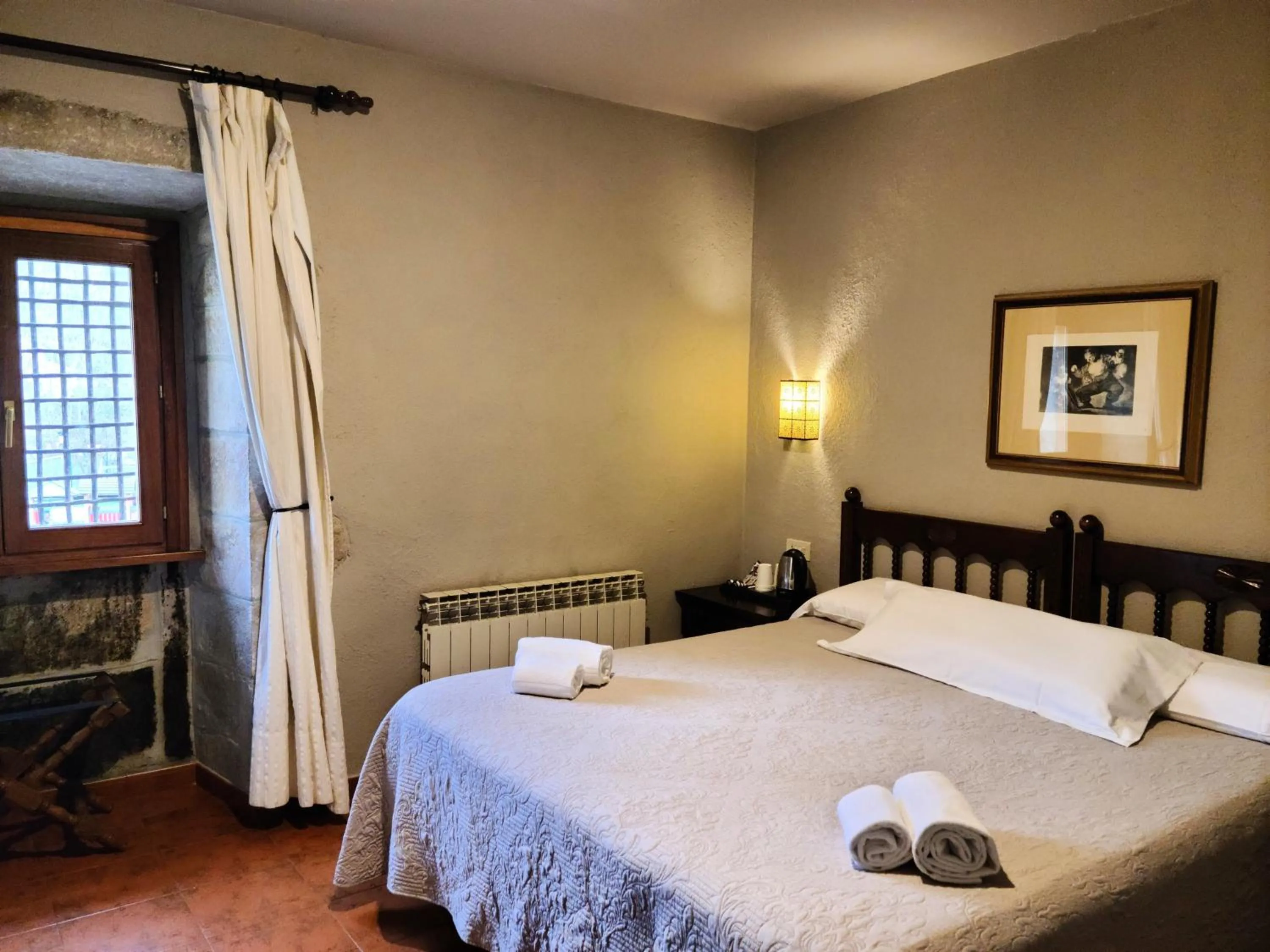 Bed in Hotel Convento San Roque