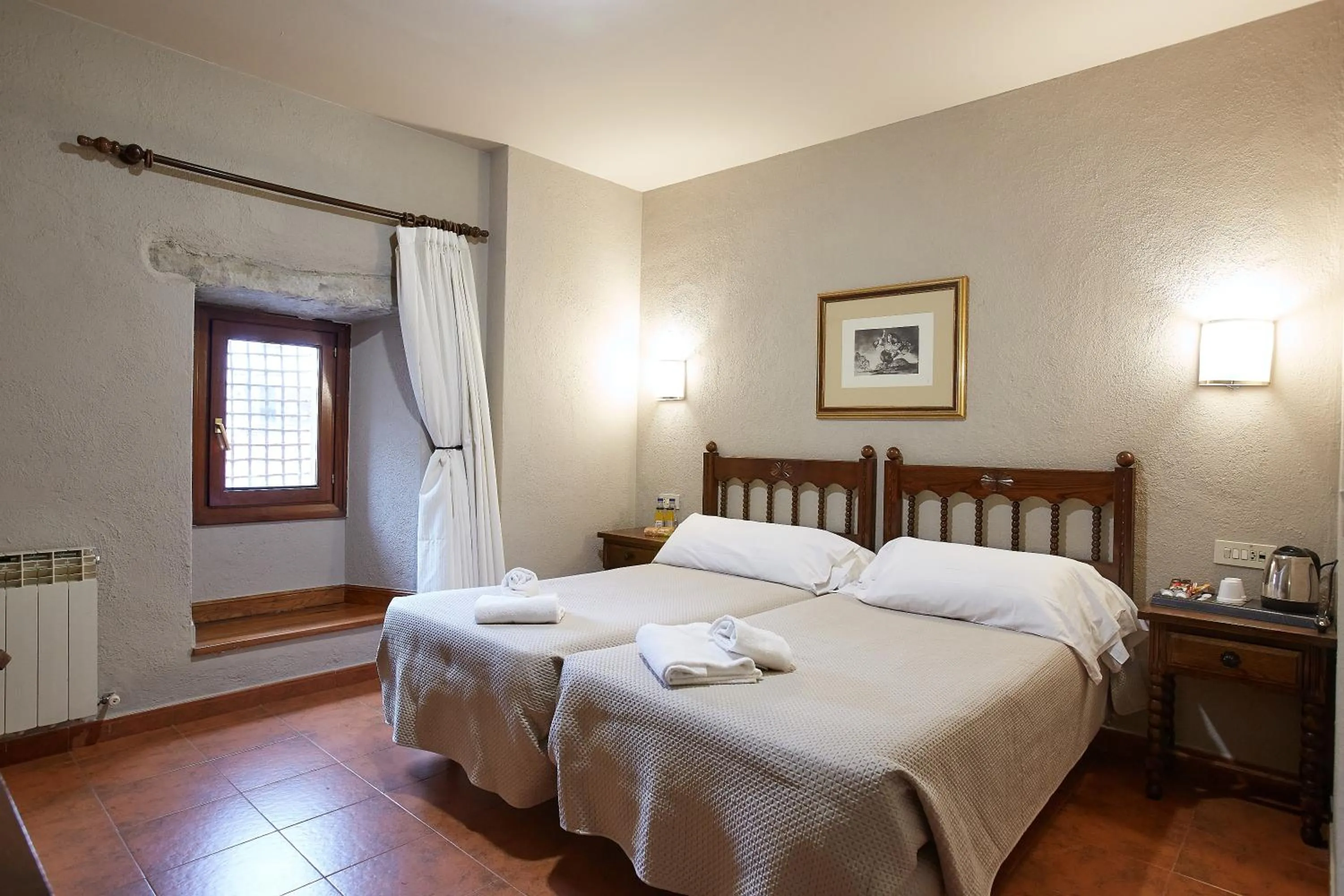 Bed in Hotel Convento San Roque