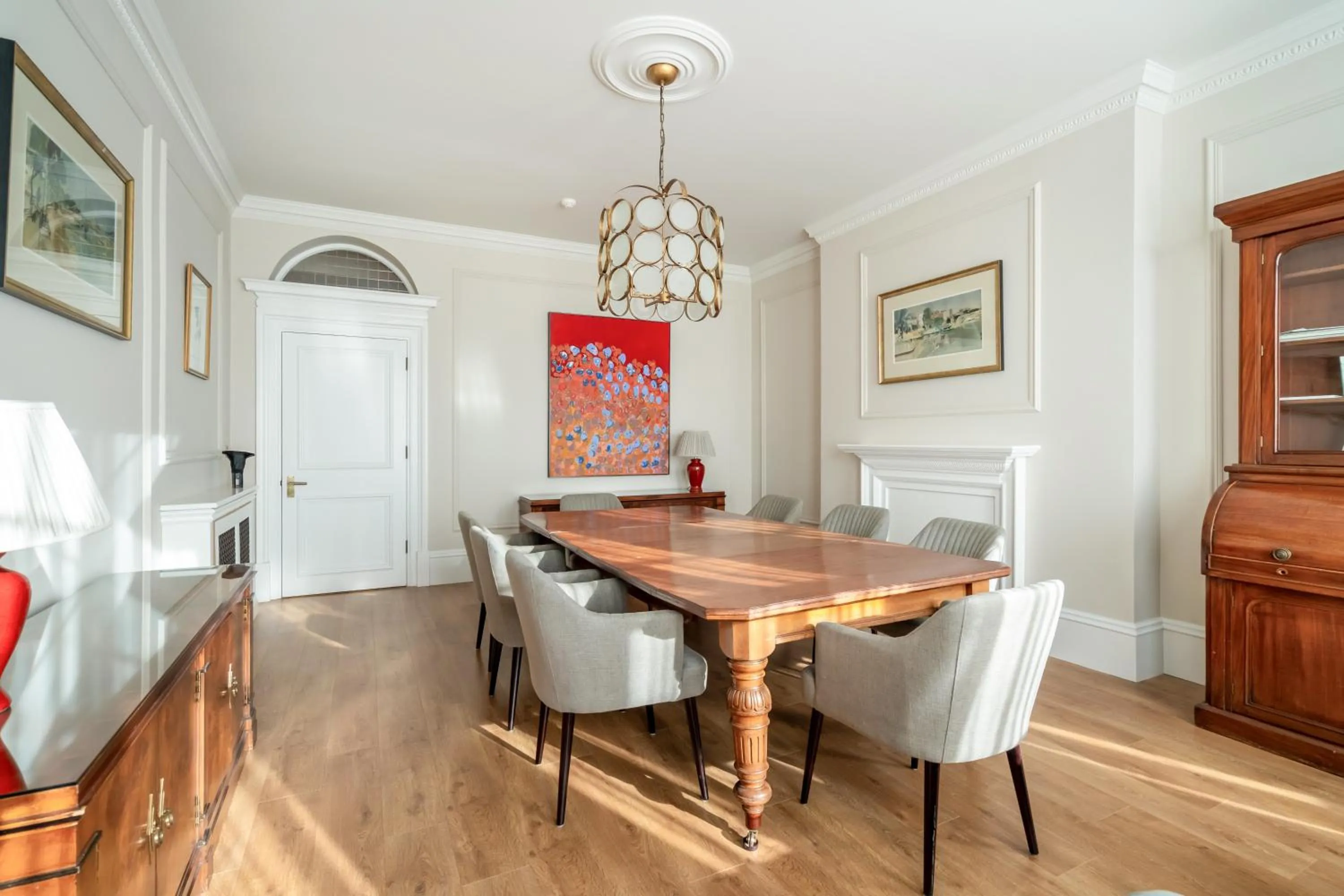 Dining area in No1 The Mansions By Mansley