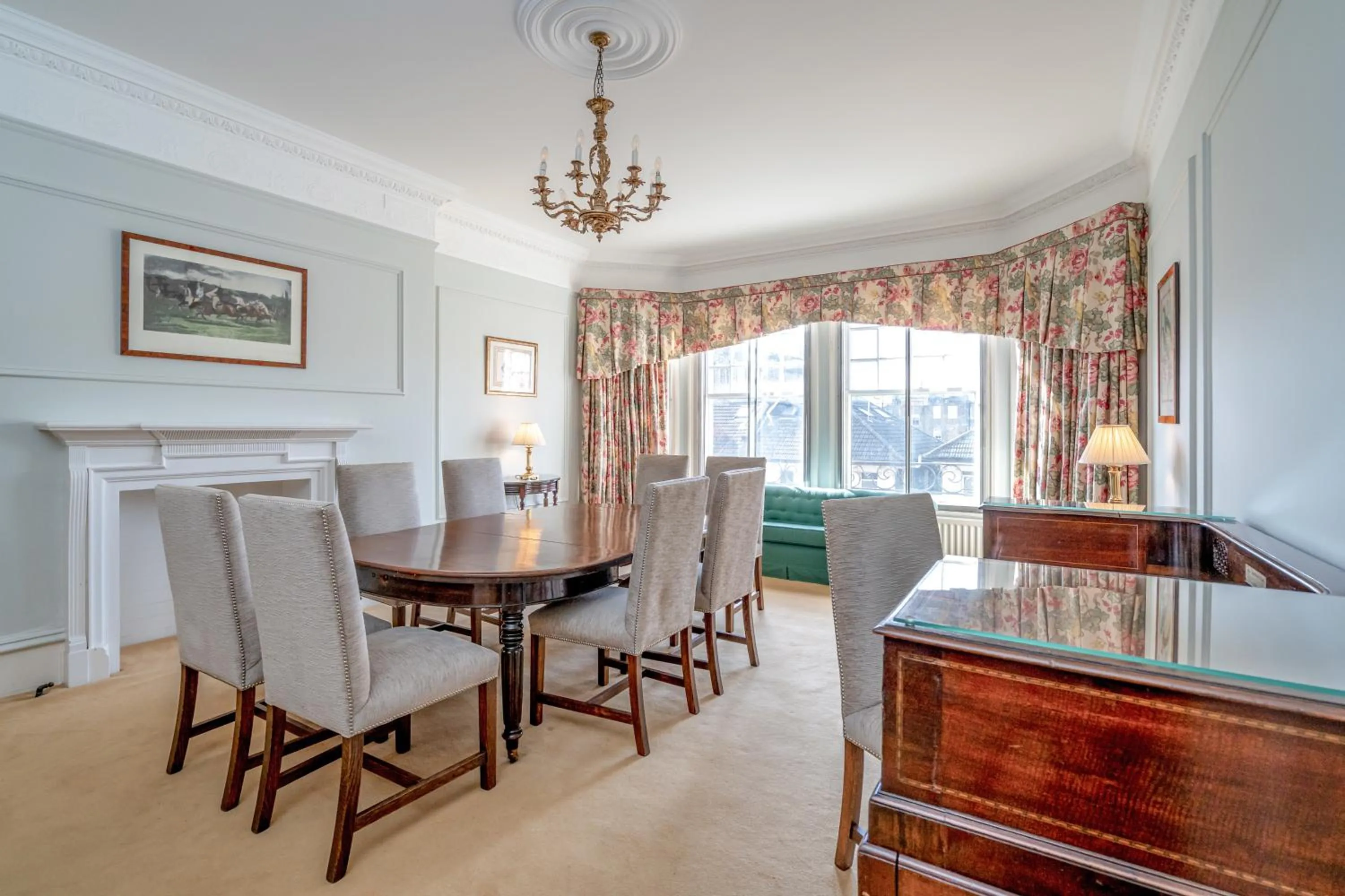Dining area in No1 The Mansions By Mansley