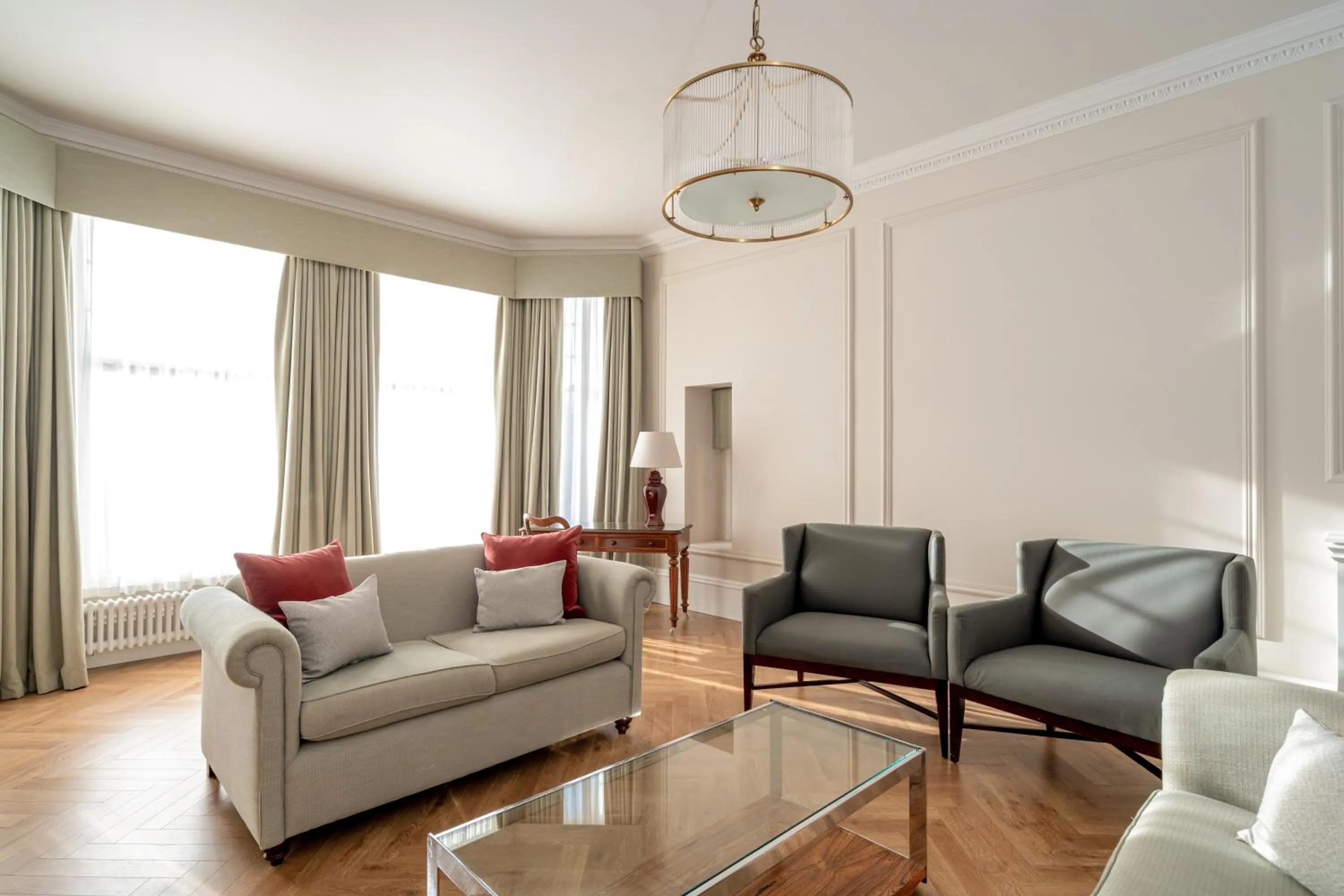 Living room in No1 The Mansions By Mansley