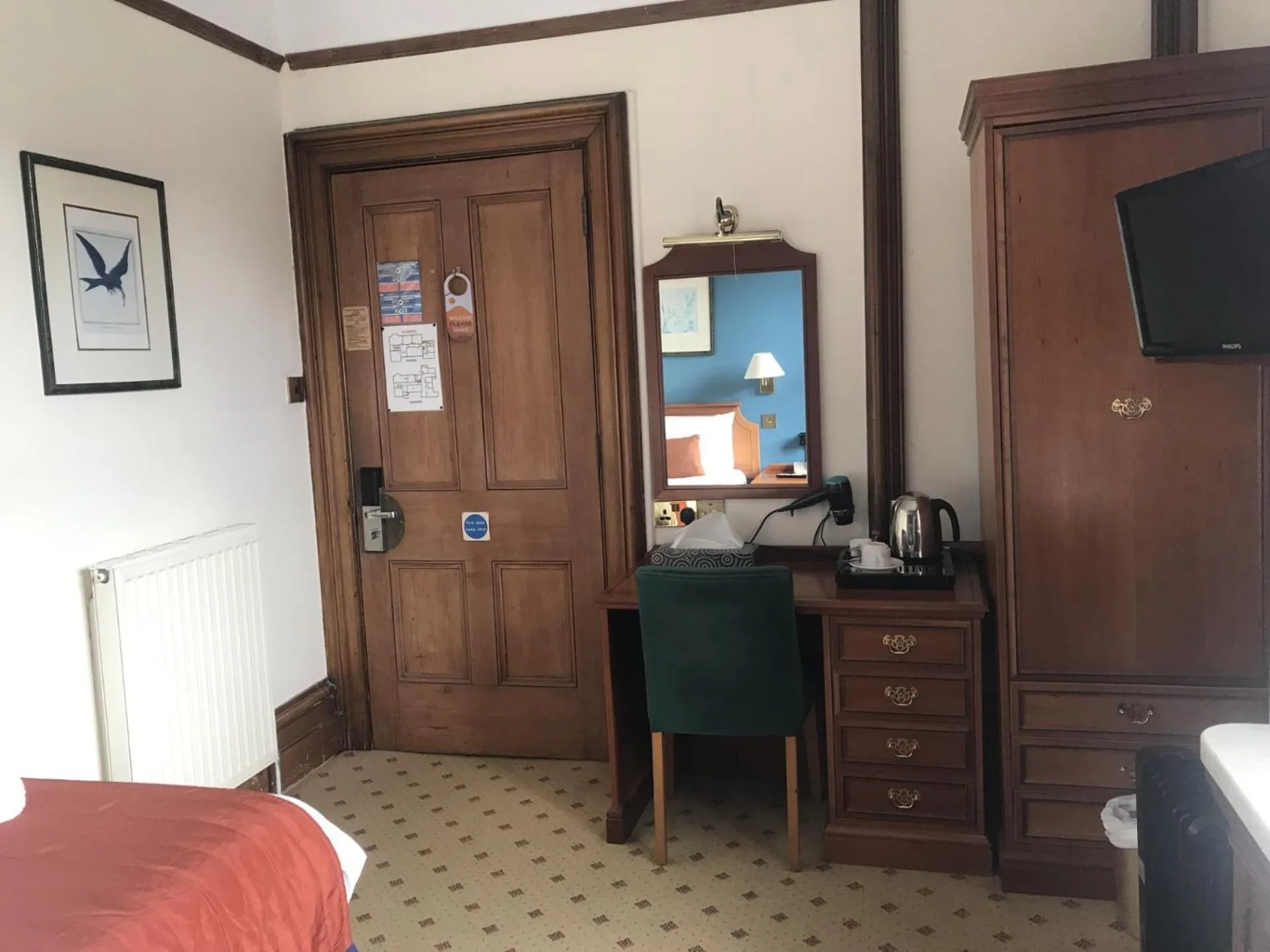 Bed in Purbeck House Hotel & Louisa Lodge