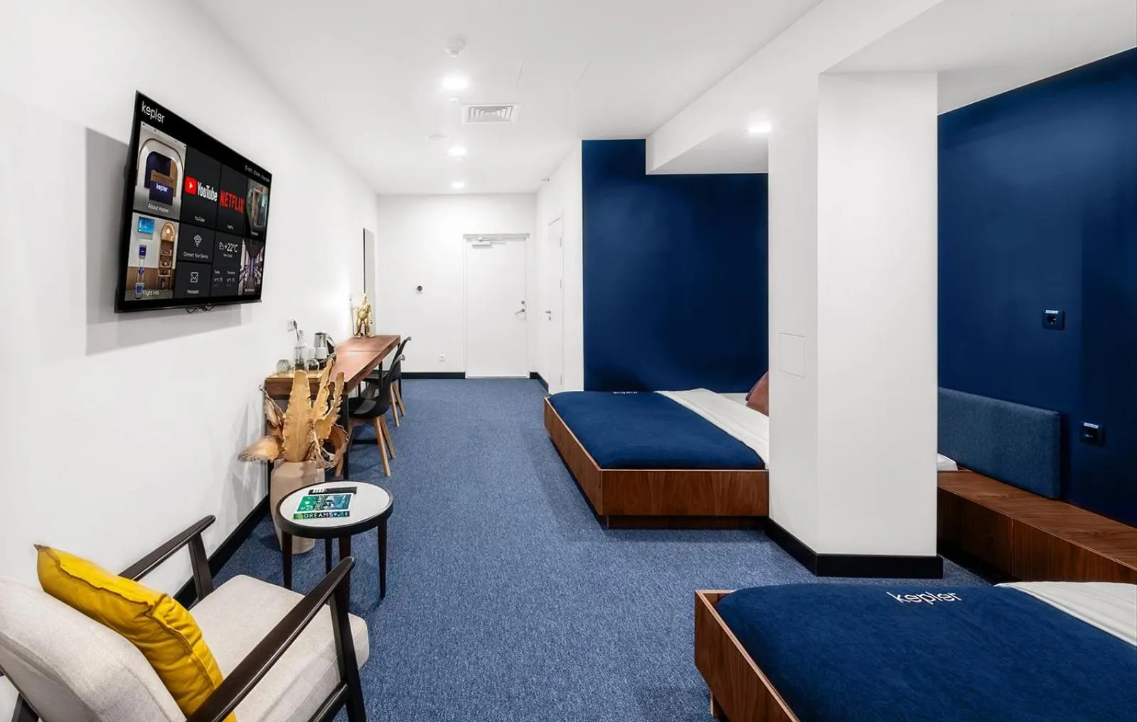 Bed in Kepler Club Riga Airport Hotel - Landside Public Area