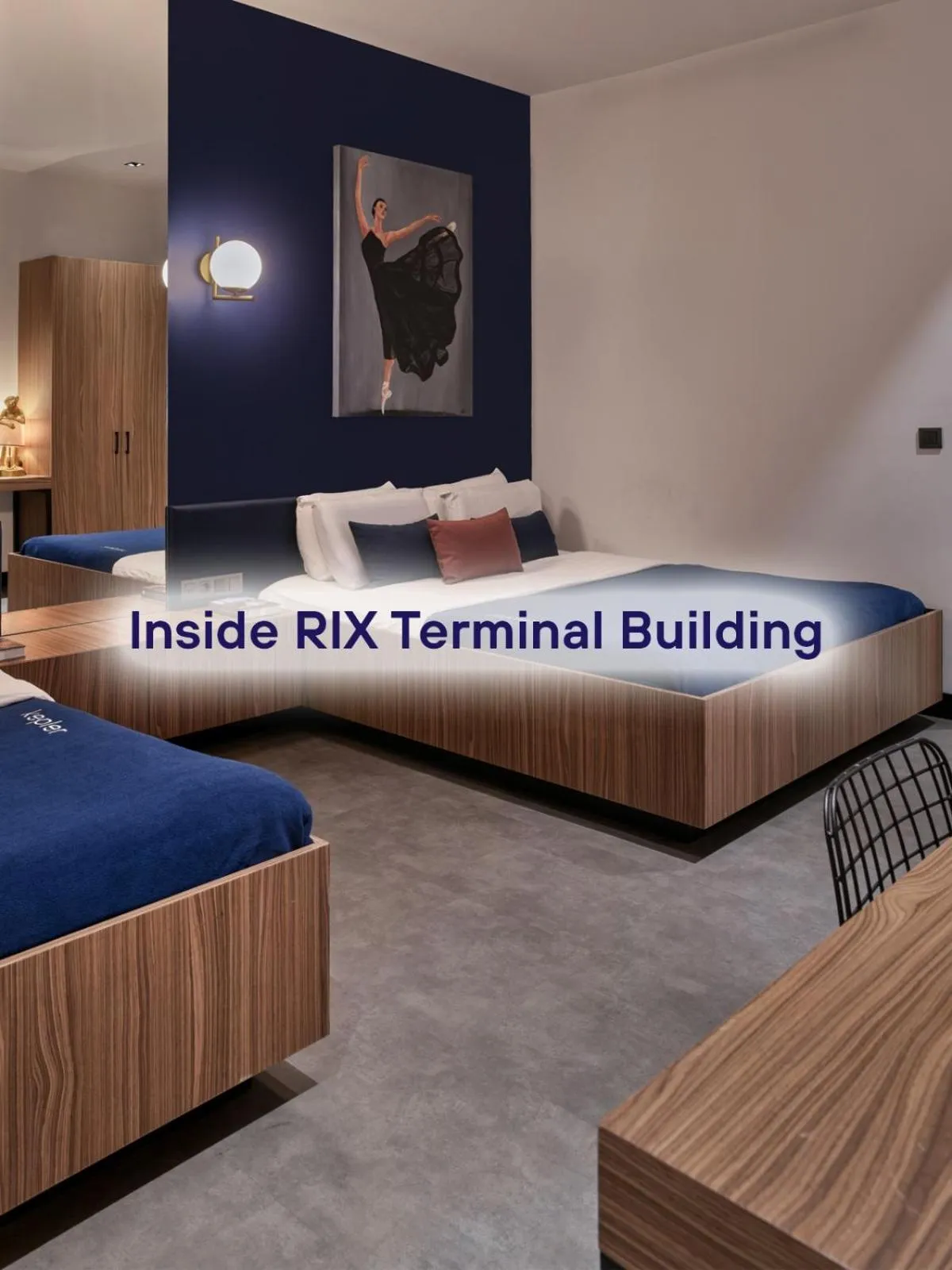 Bedroom, Bed in Kepler Club Riga Airport Hotel - Landside Public Area