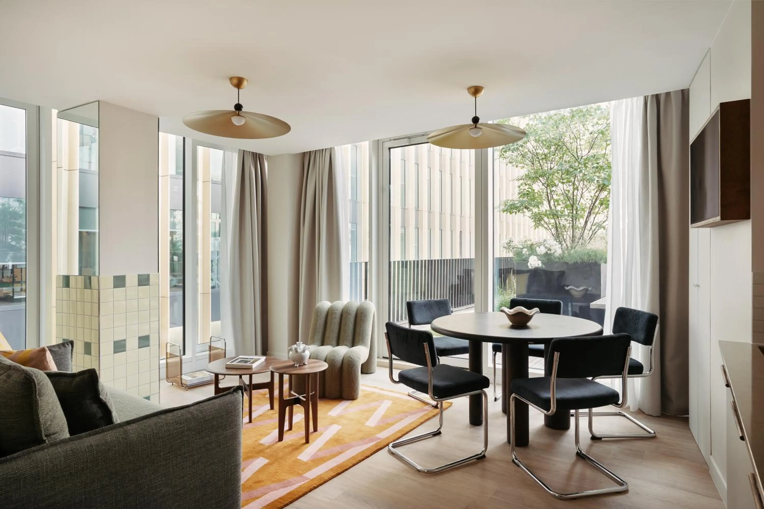 Living room in Edgar Suites Lille - Shake