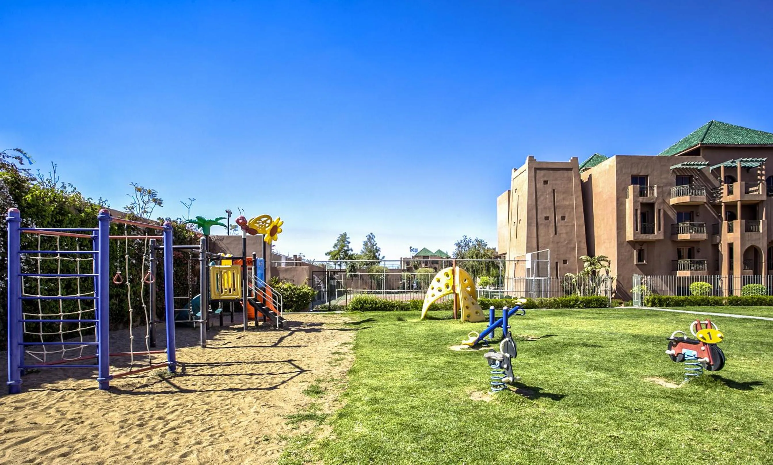 Children play ground in Palm Appart Hôtel Marrakech