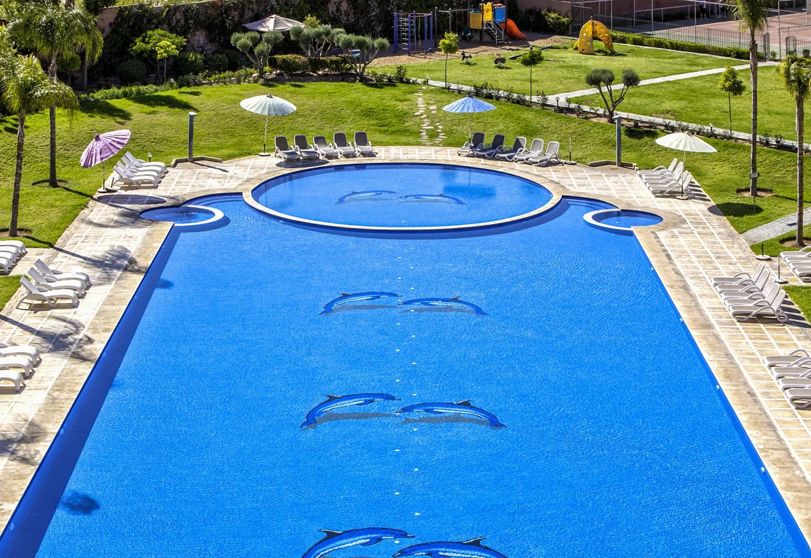 Pool view in Palm Appart Hôtel Marrakech