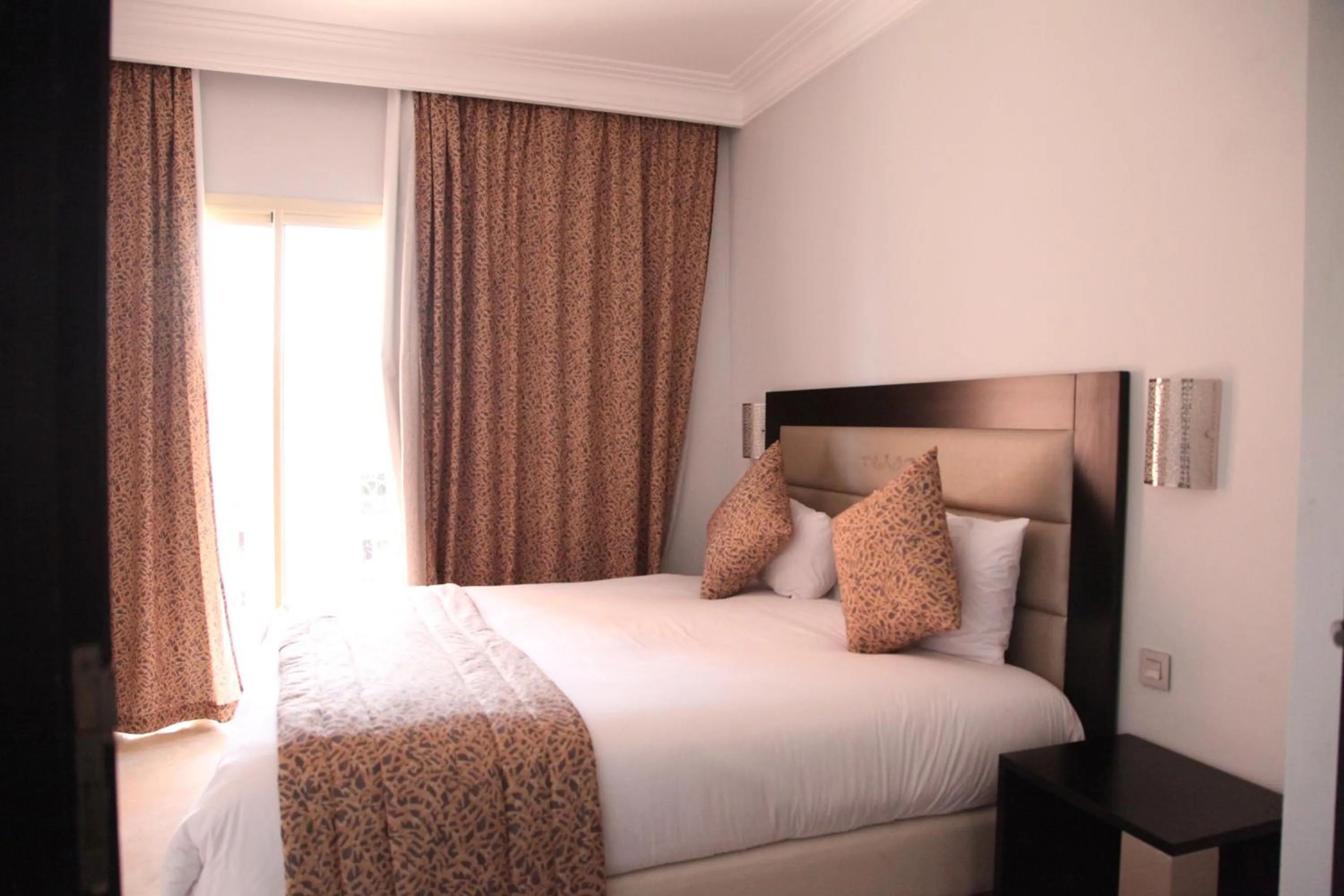 Bed in Palm Appart Hôtel Marrakech