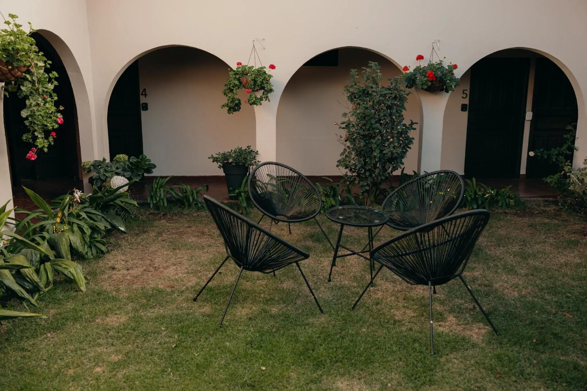 Patio in Hotel Boutique Rebequet