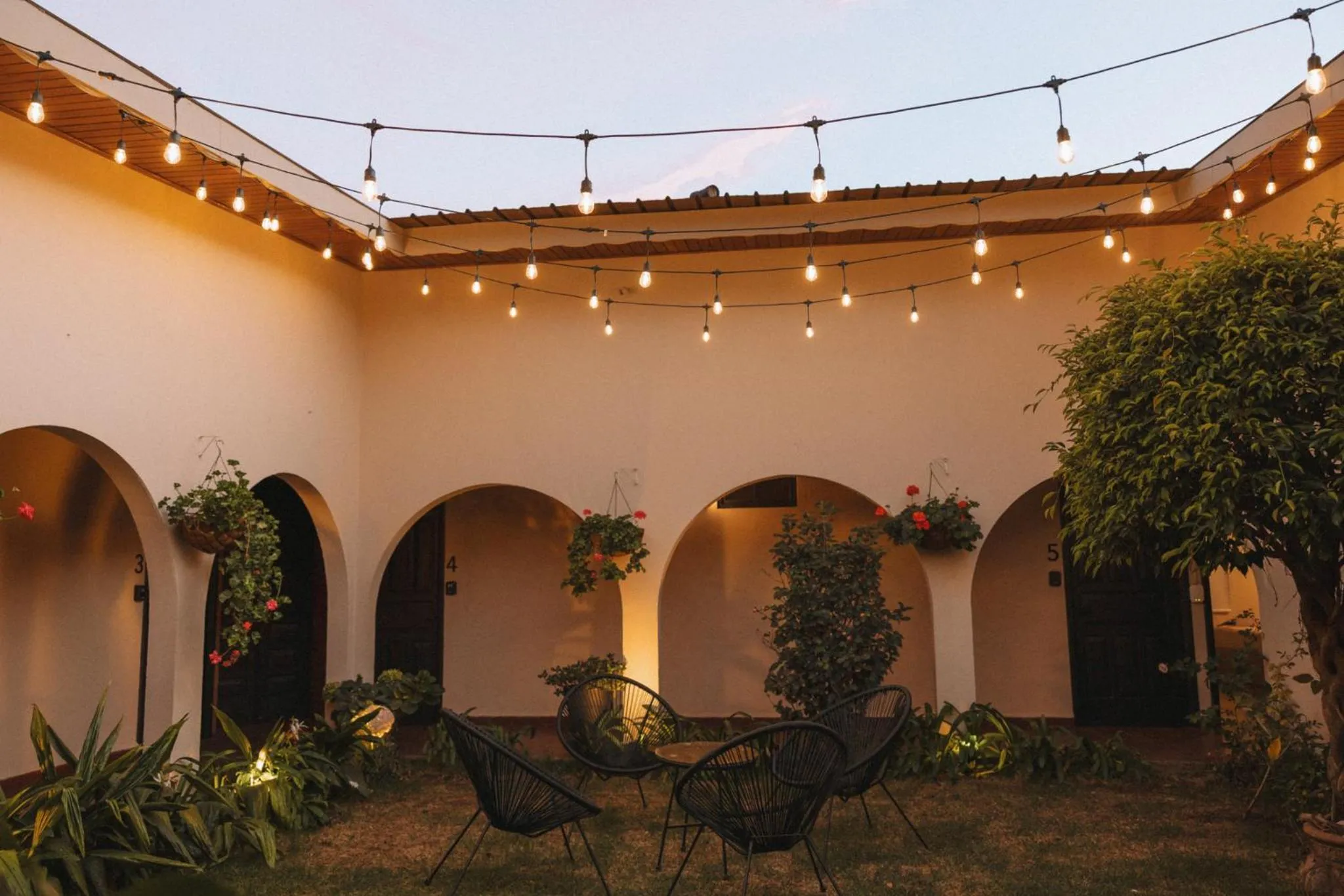Patio in Hotel Boutique Rebequet