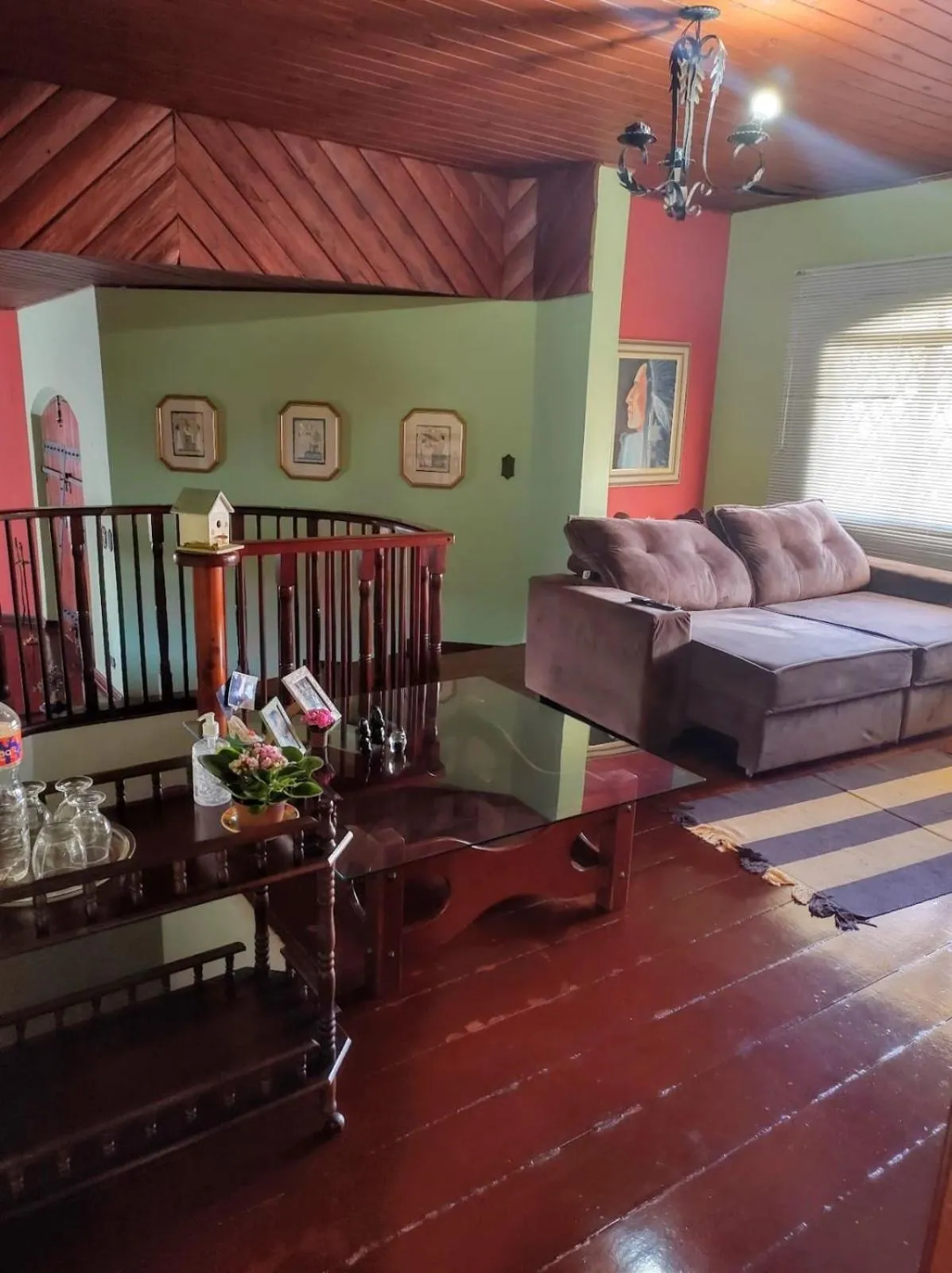 Living room, Bed in Quartos do Fred