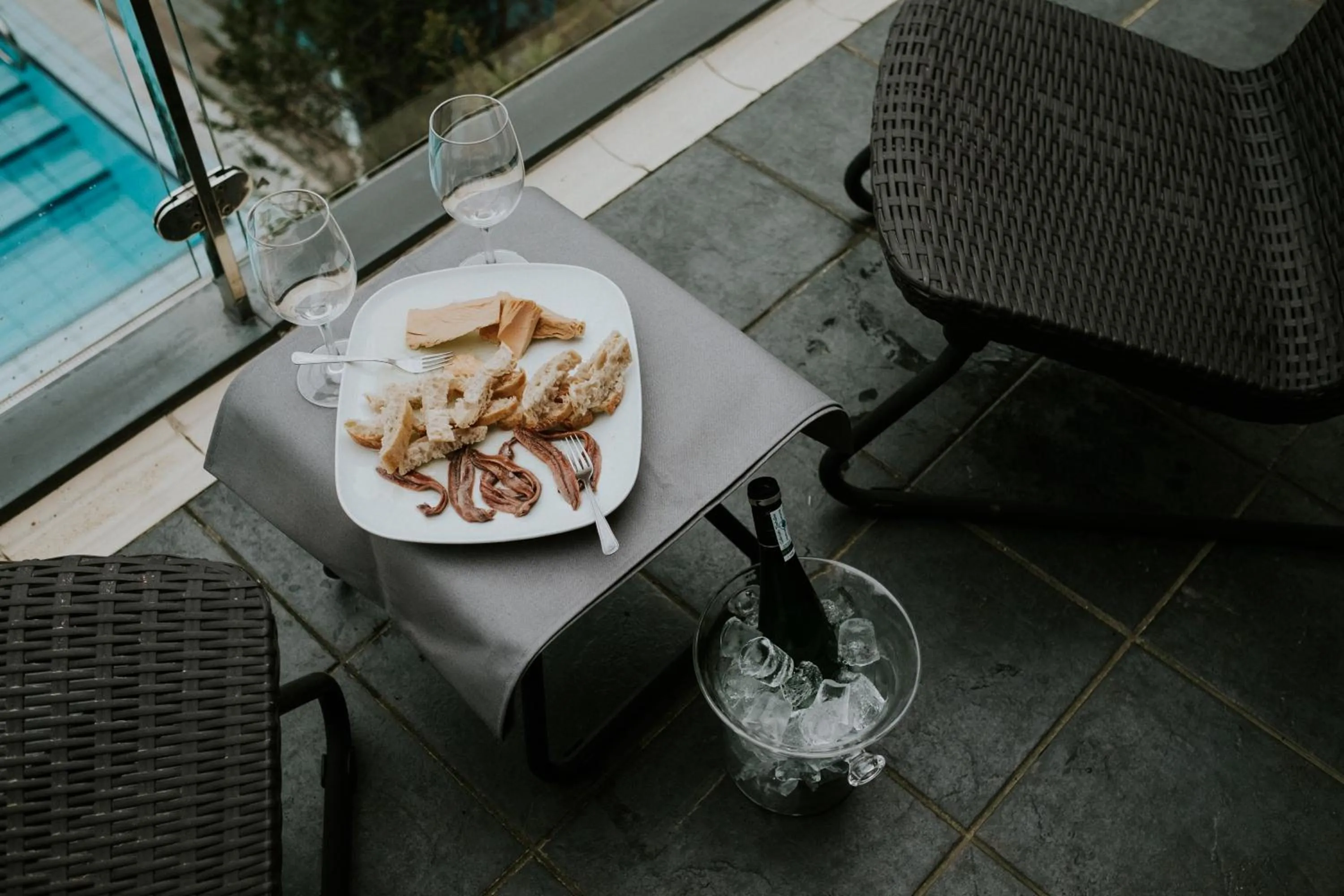 Sunset in Hotel Arbe