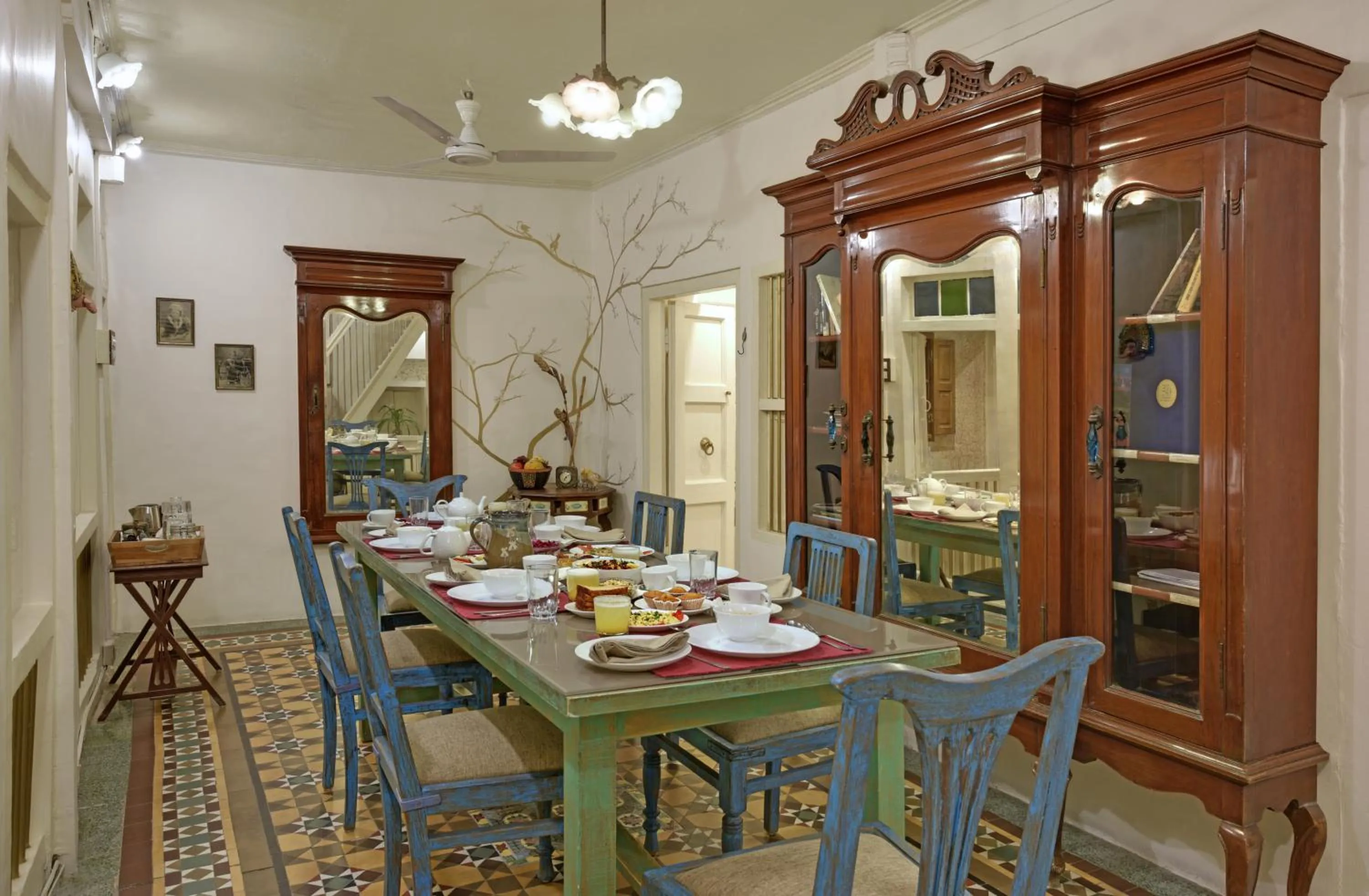Food close-up in French Haveli