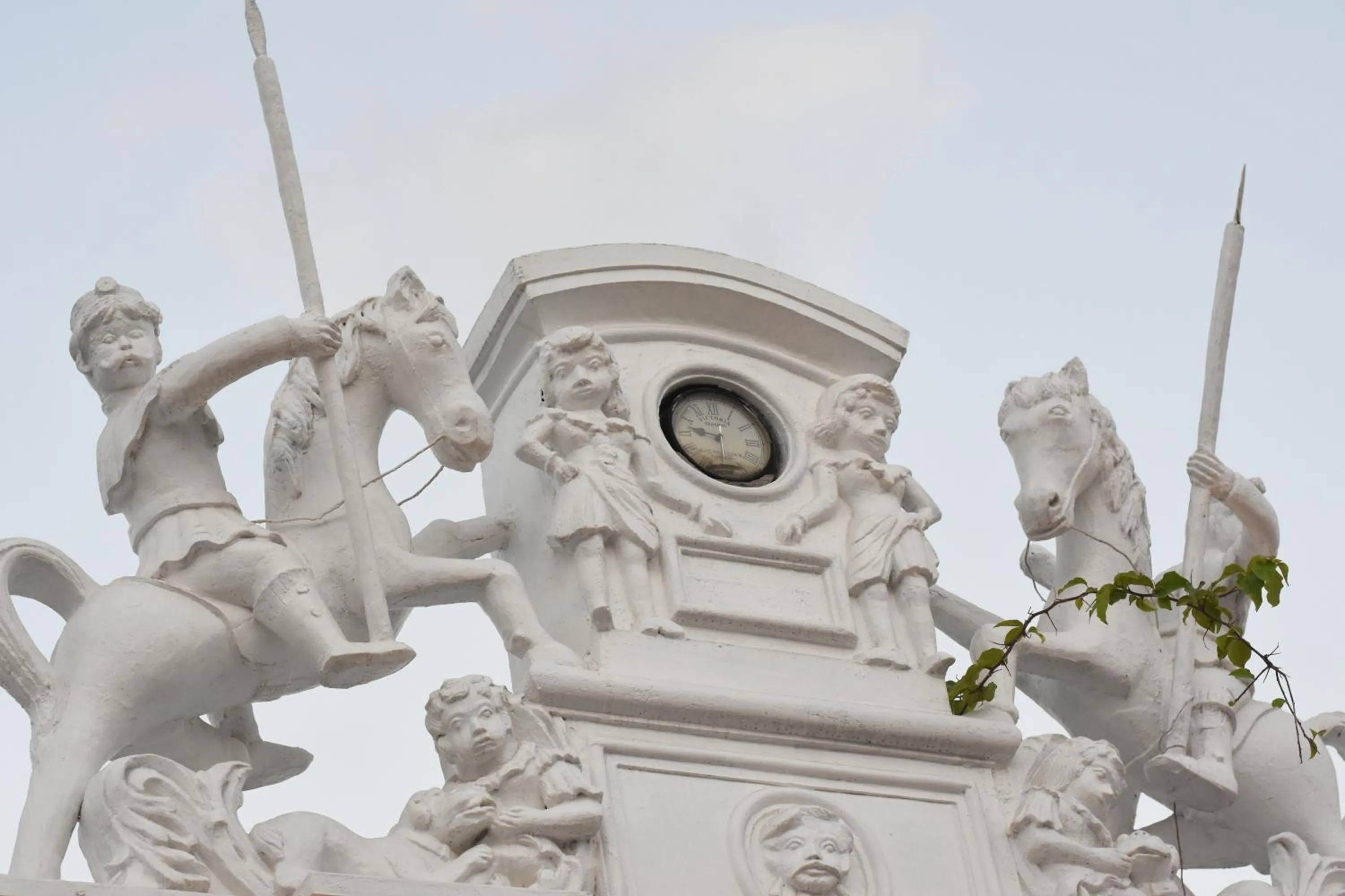 Facade/entrance in French Haveli