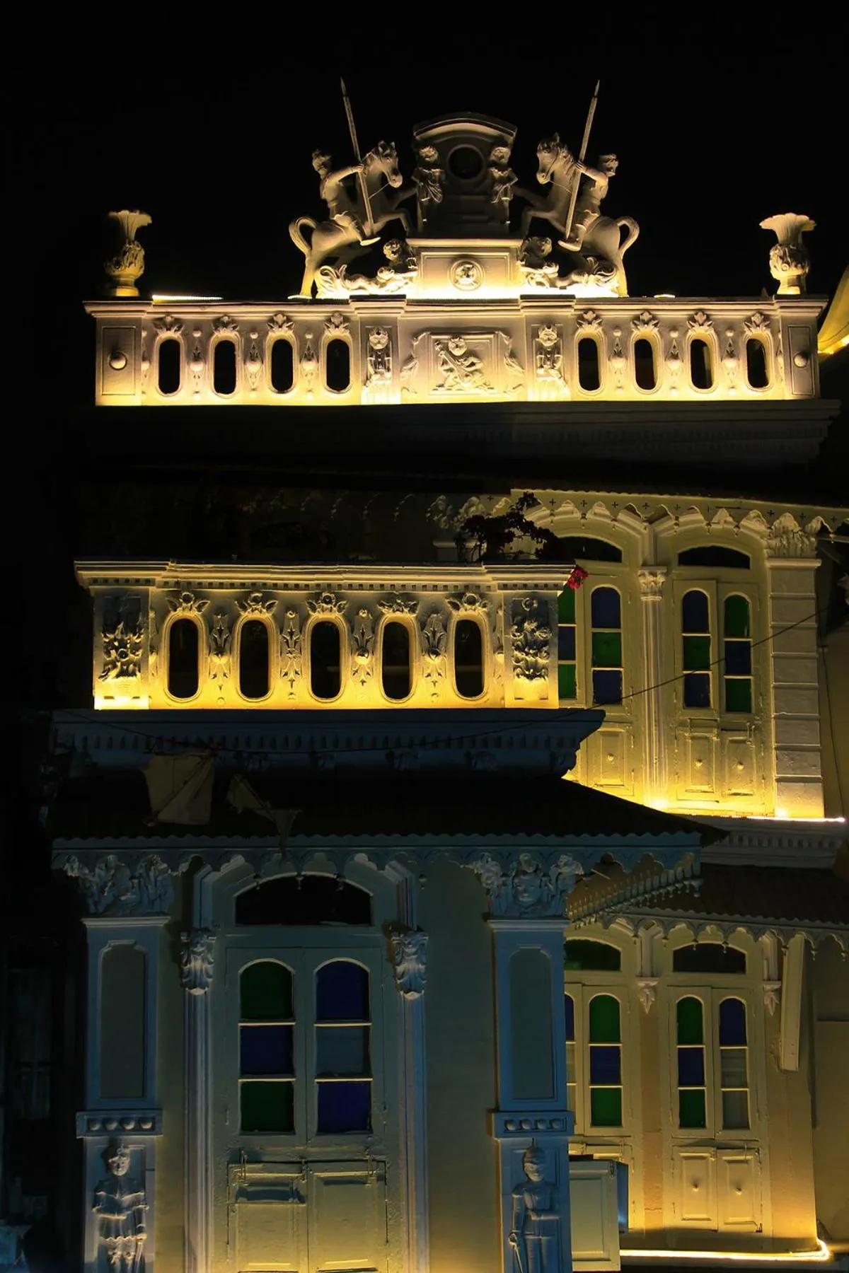 On site in French Haveli