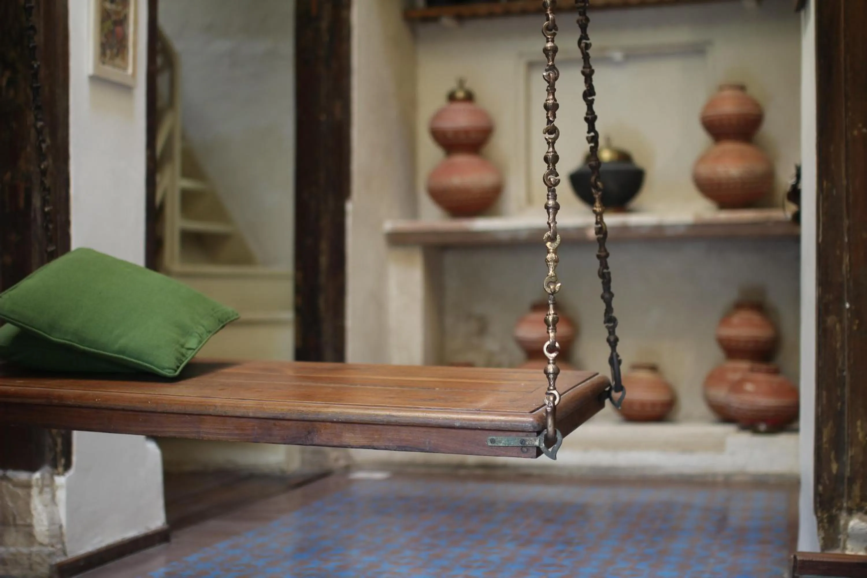 Lobby or reception in French Haveli