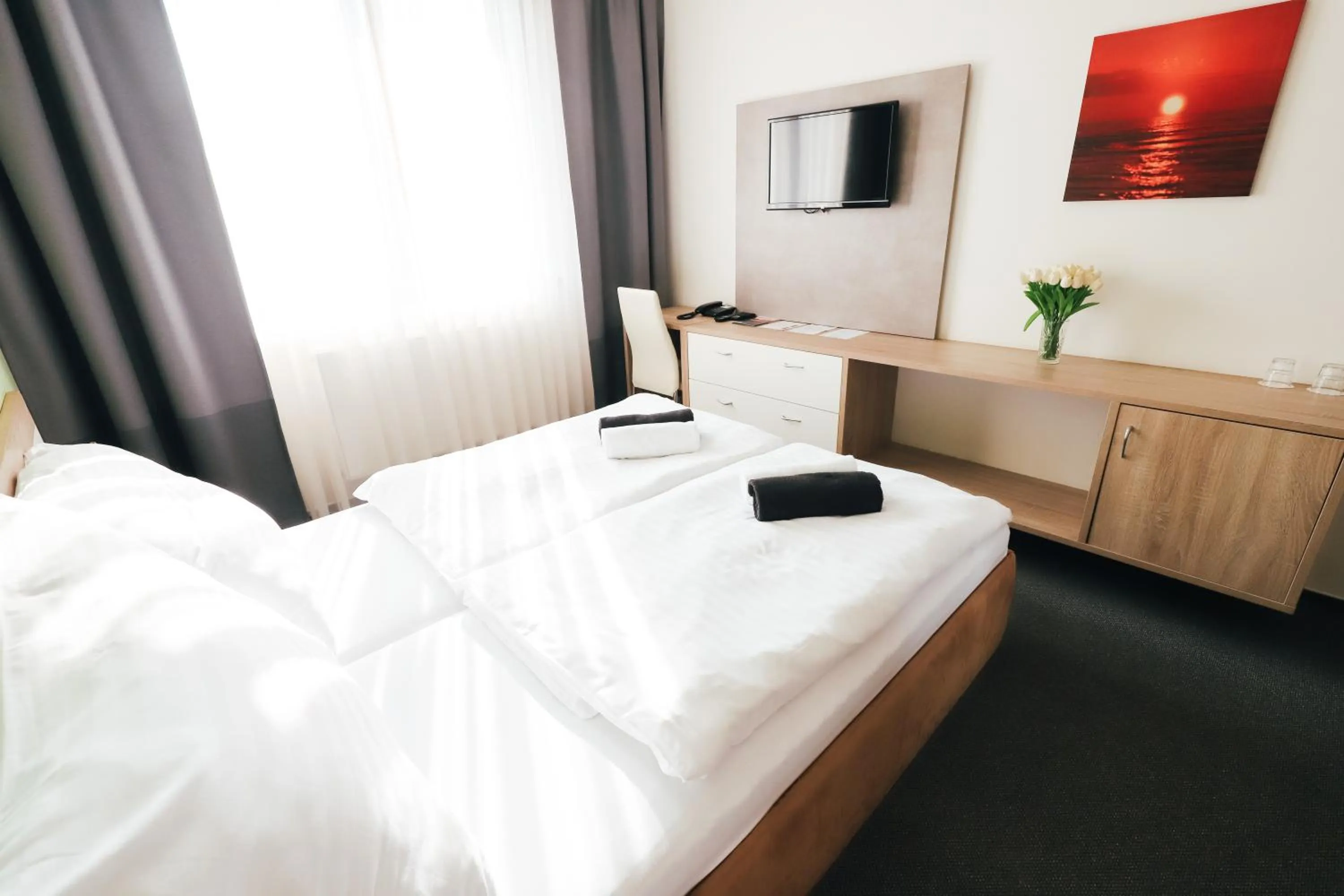 Bed in Amantis Vital Sport Hotel