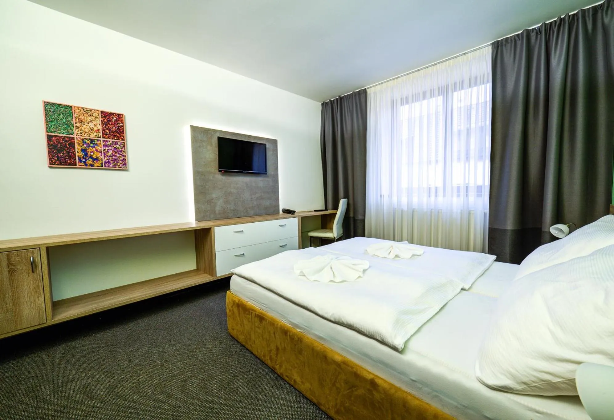 Bed in Amantis Vital Sport Hotel