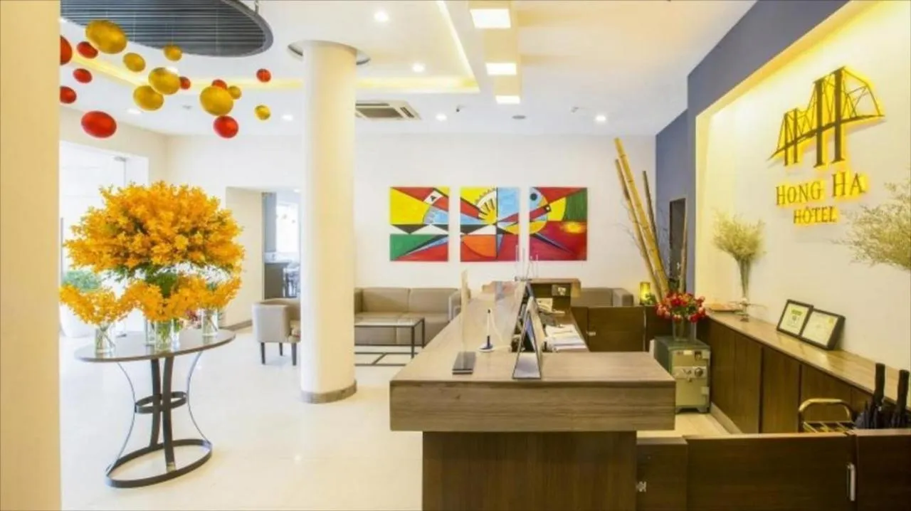 Living room in Hong Ha HOTEL