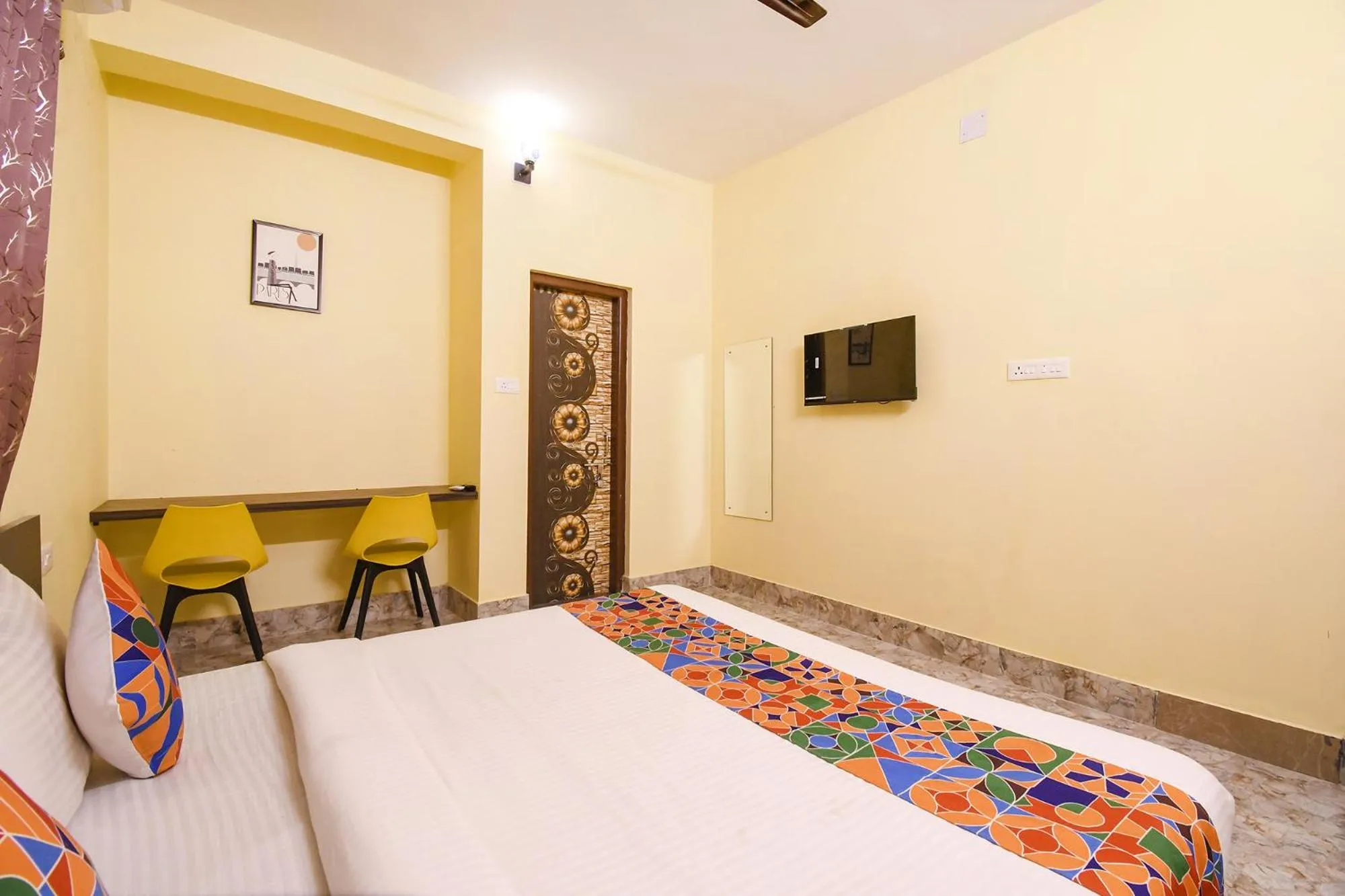 Bed in FabHotel Airport Residency I - Nr Bhubaneswar Airport