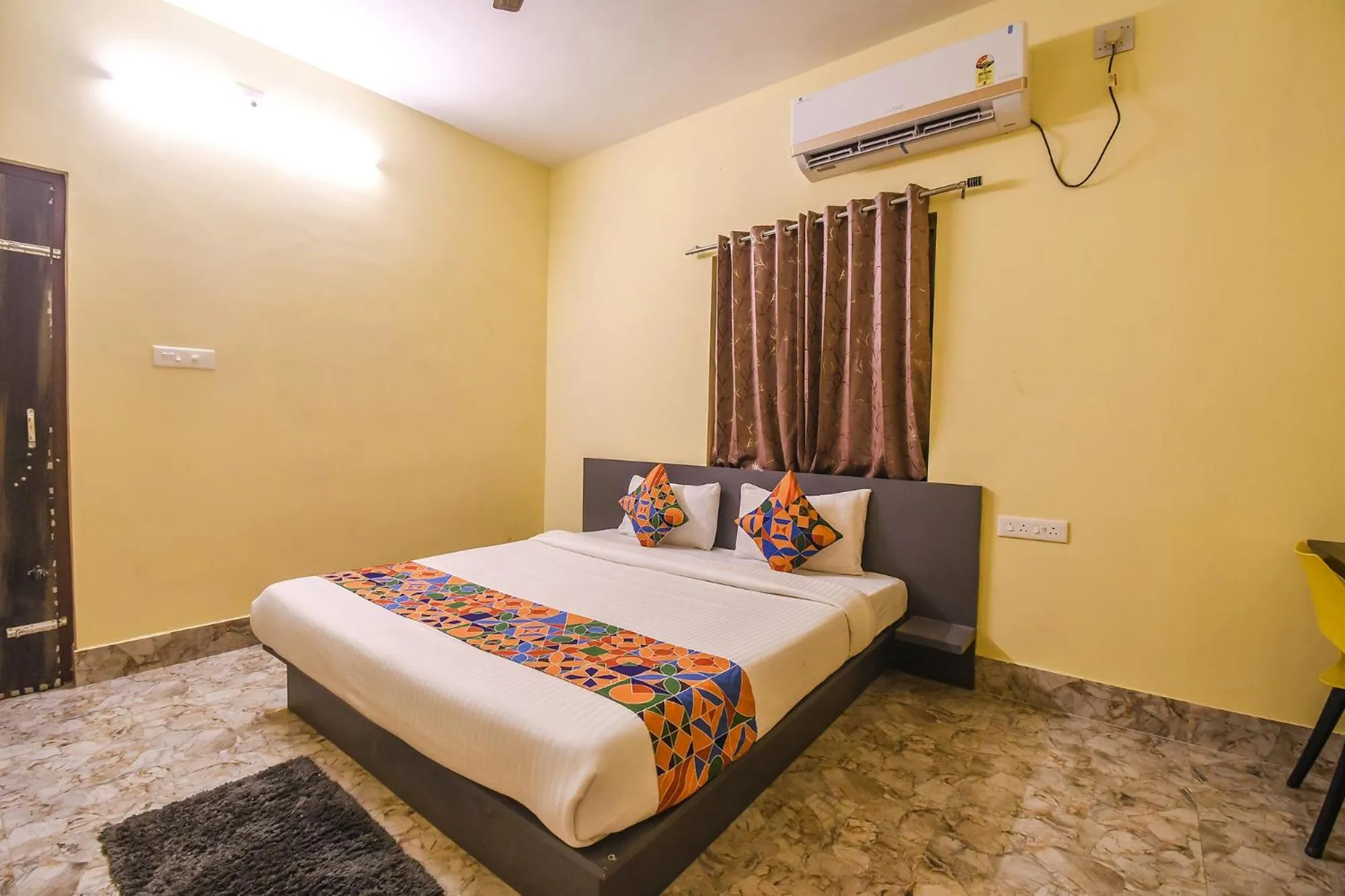 Bed in FabHotel Airport Residency I - Nr Bhubaneswar Airport