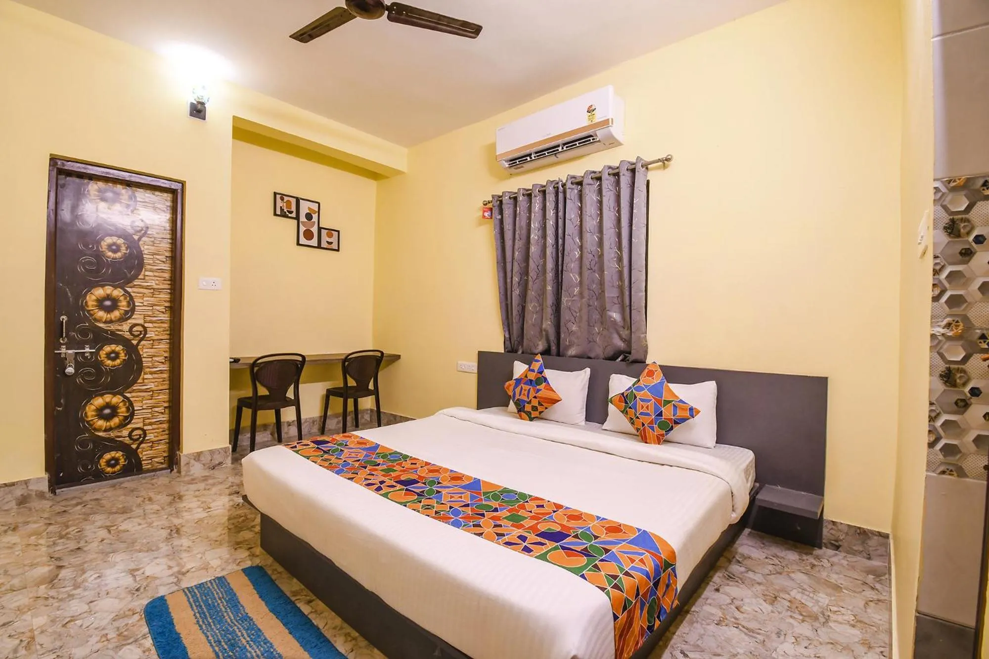 Bed in FabHotel Airport Residency I - Nr Bhubaneswar Airport