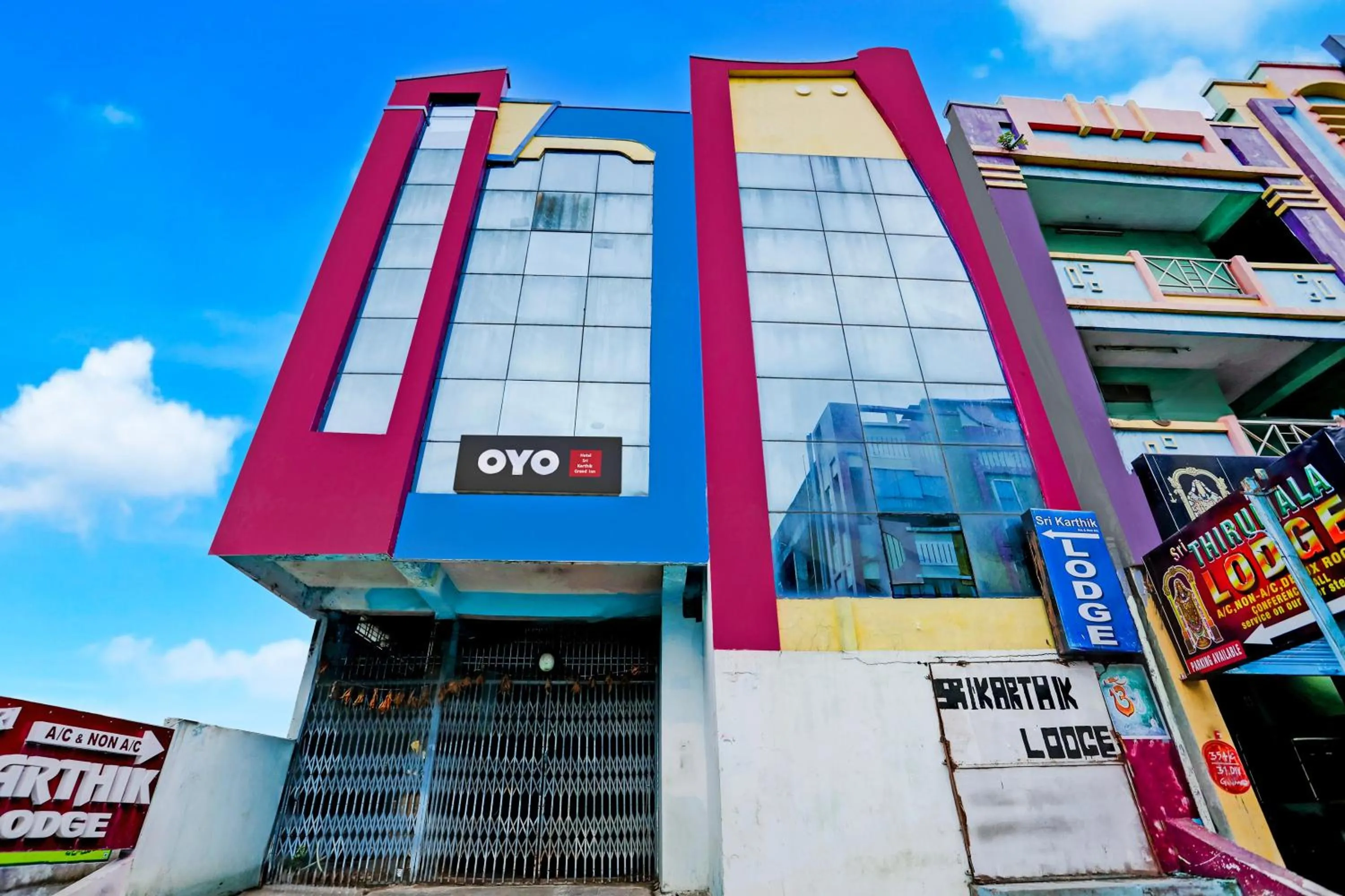 Facade/entrance in SPOT ON SRI KARTHIK GRAND INN