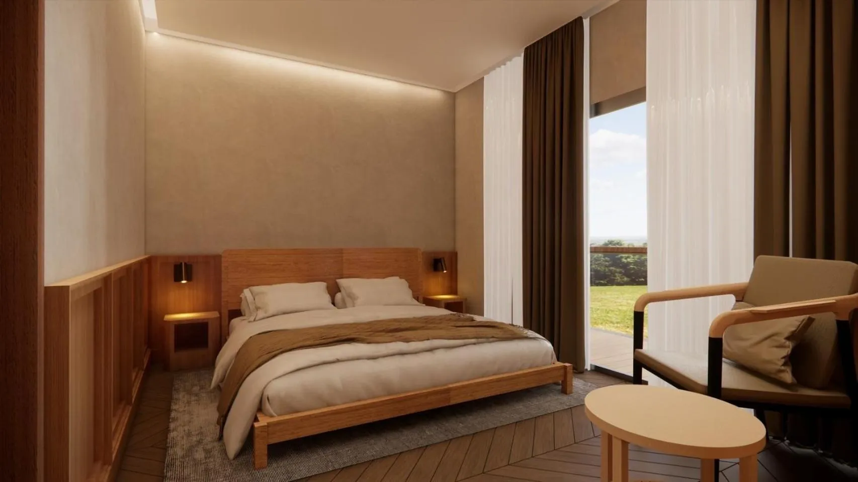 Bed in The Willoughby Maerim Hotel