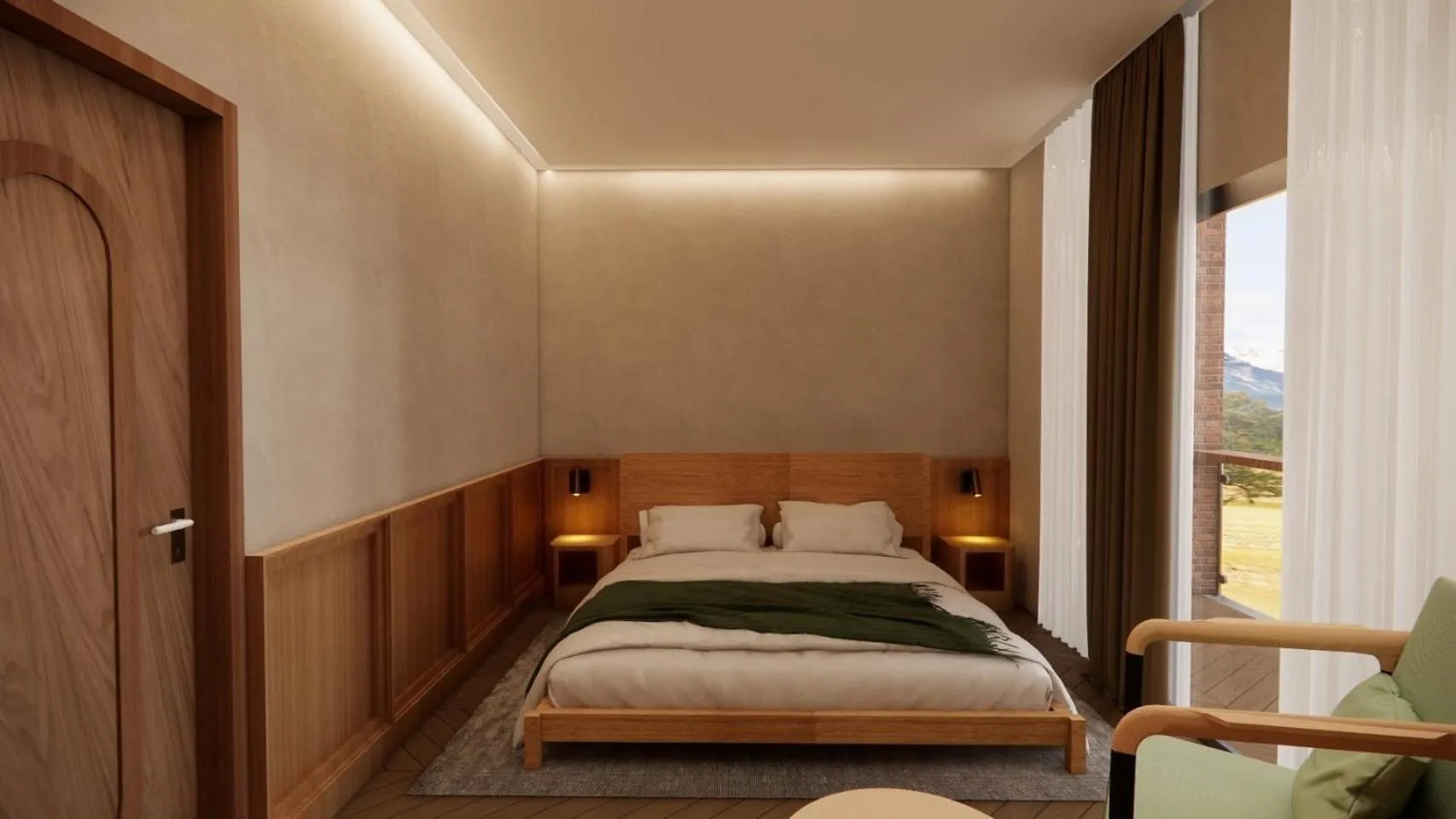 Bed in The Willoughby Maerim Hotel