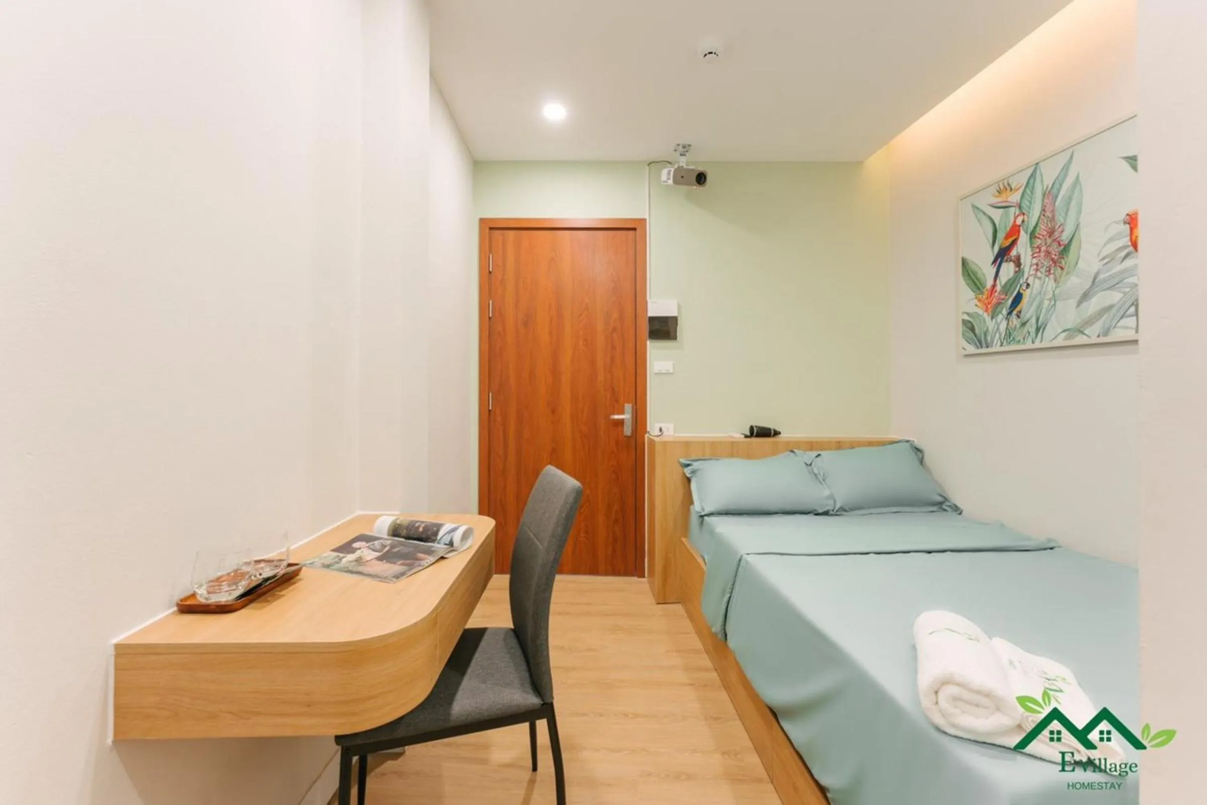 Bed in E Village Hotel Hanoi