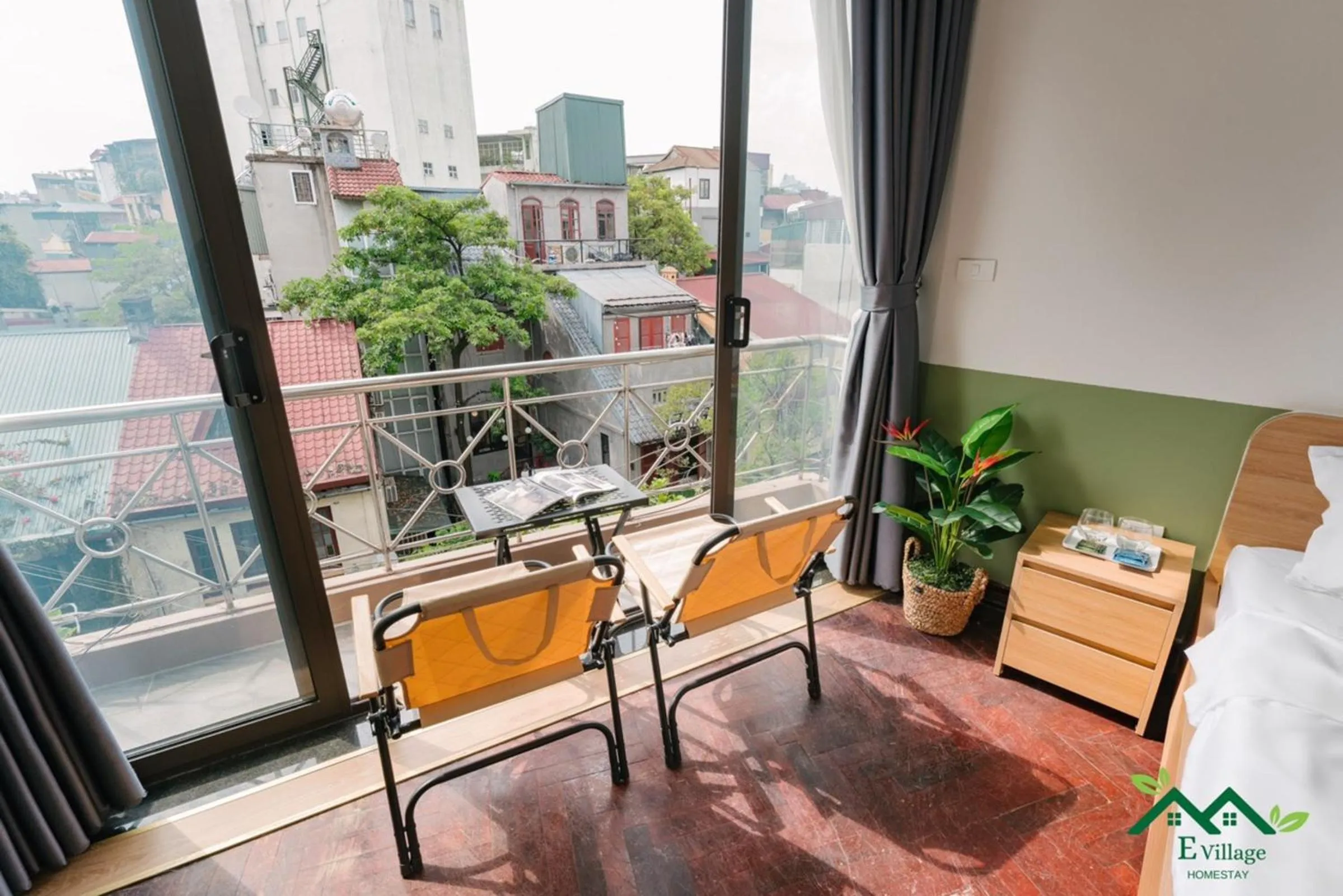 Photo of the whole room, Bed in E Village Hotel Hanoi