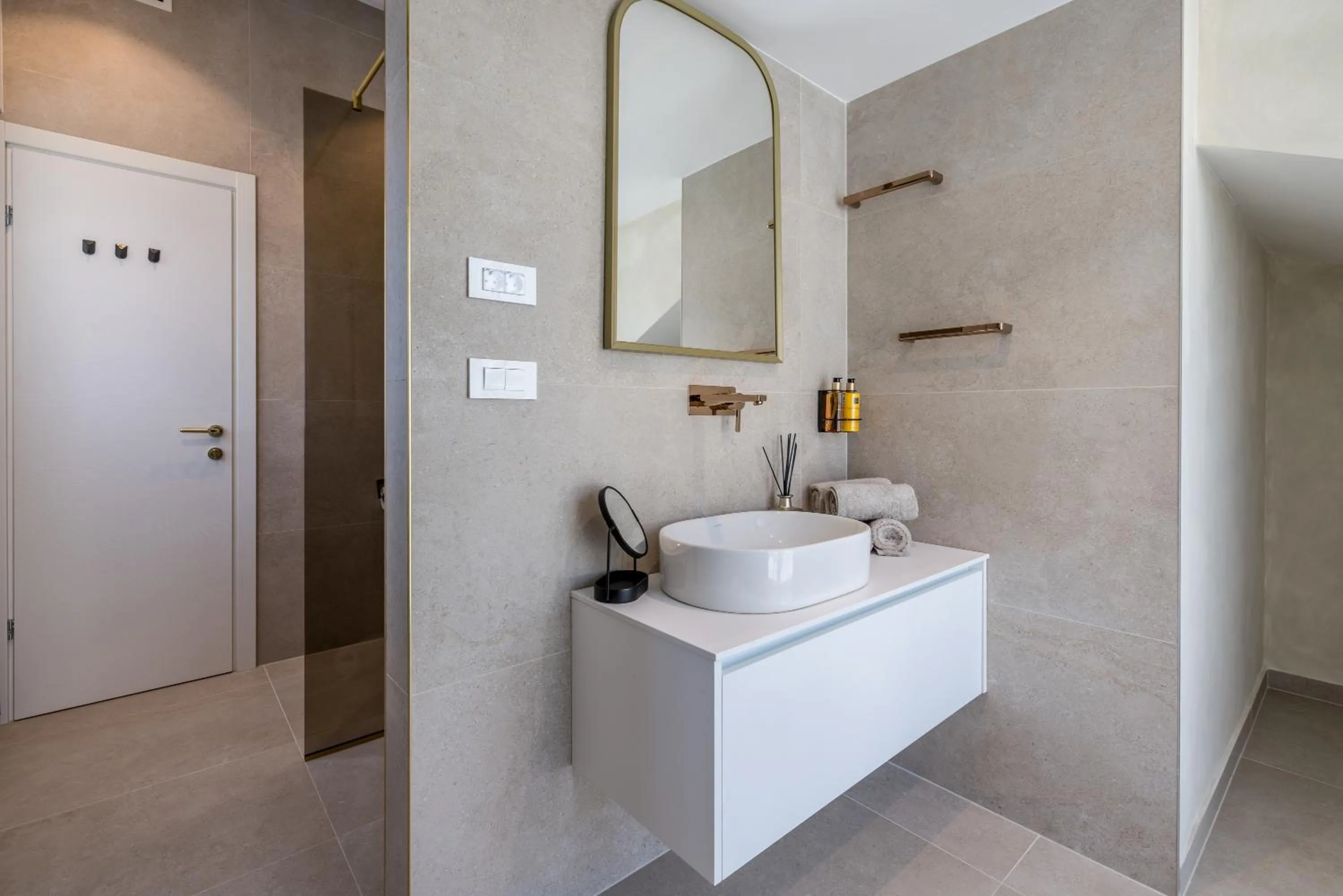 Bathroom in Hotel Aria