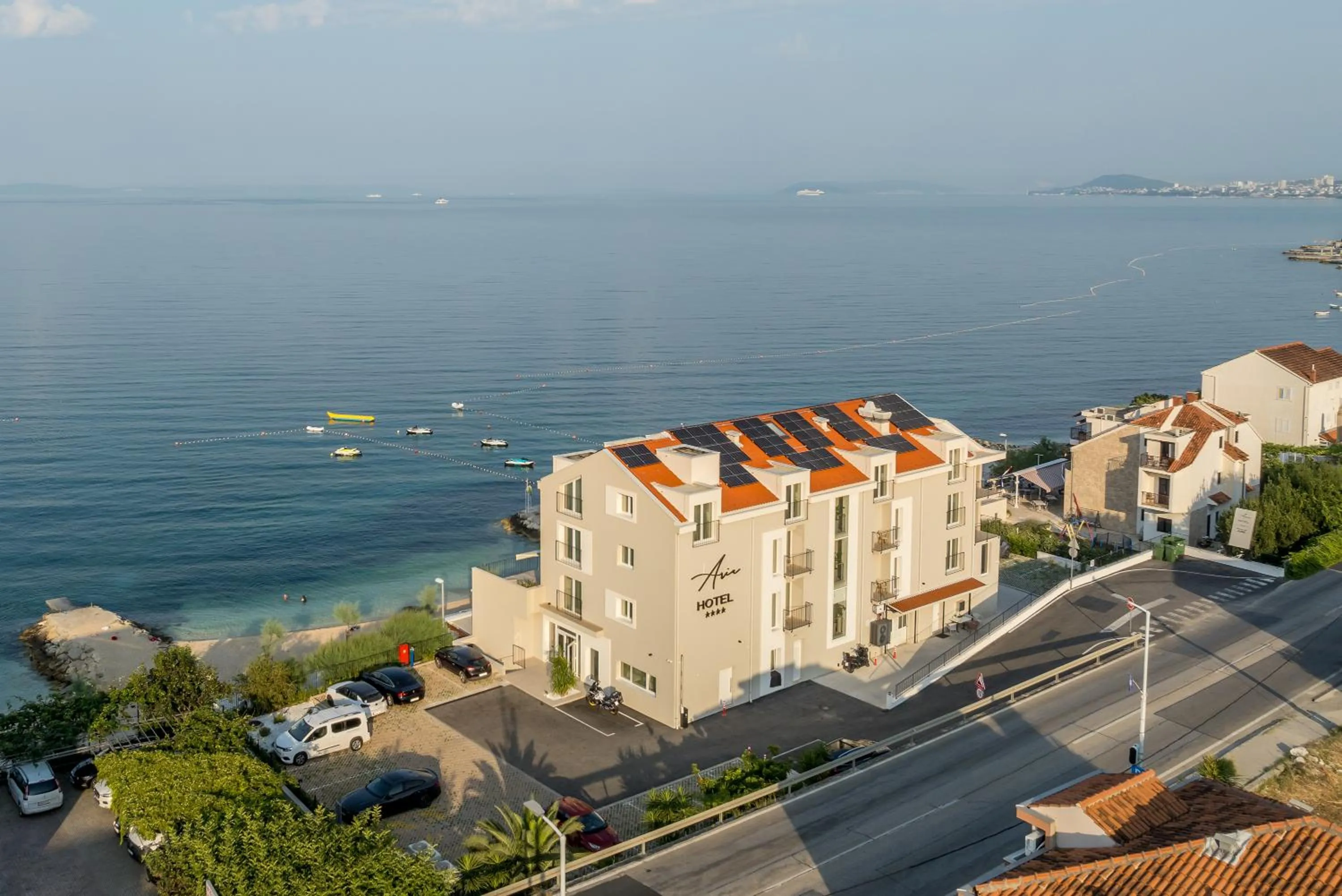 Bird's eye view in Hotel Aria