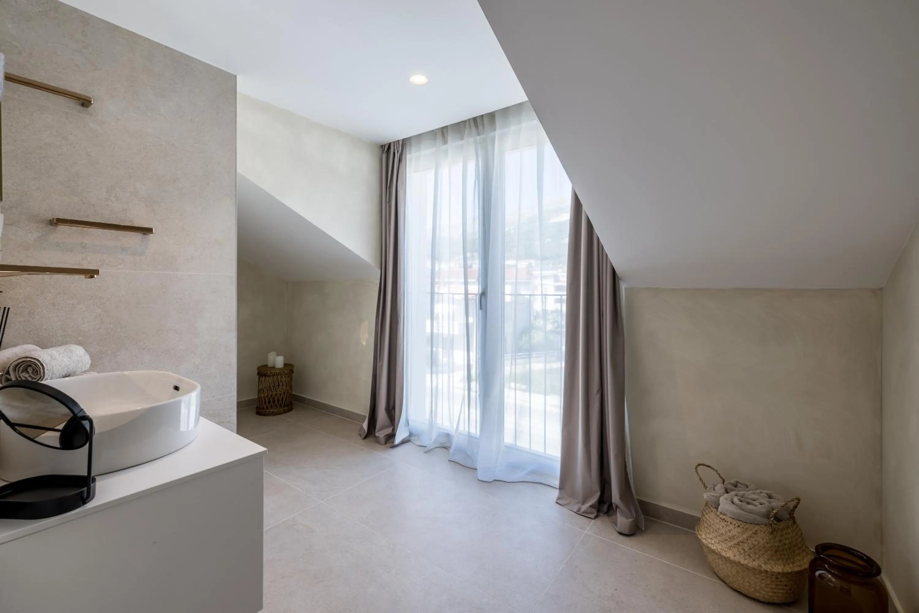 Bathroom in Hotel Aria